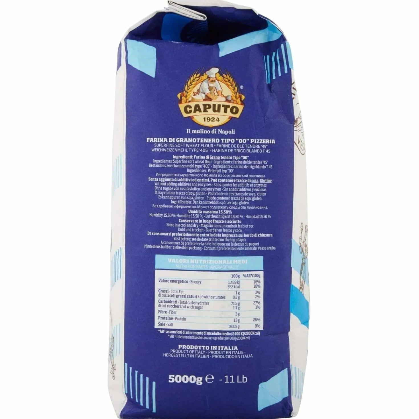 Caputo Pizzeria 5 kg mąka na pizzę włoska Neapol