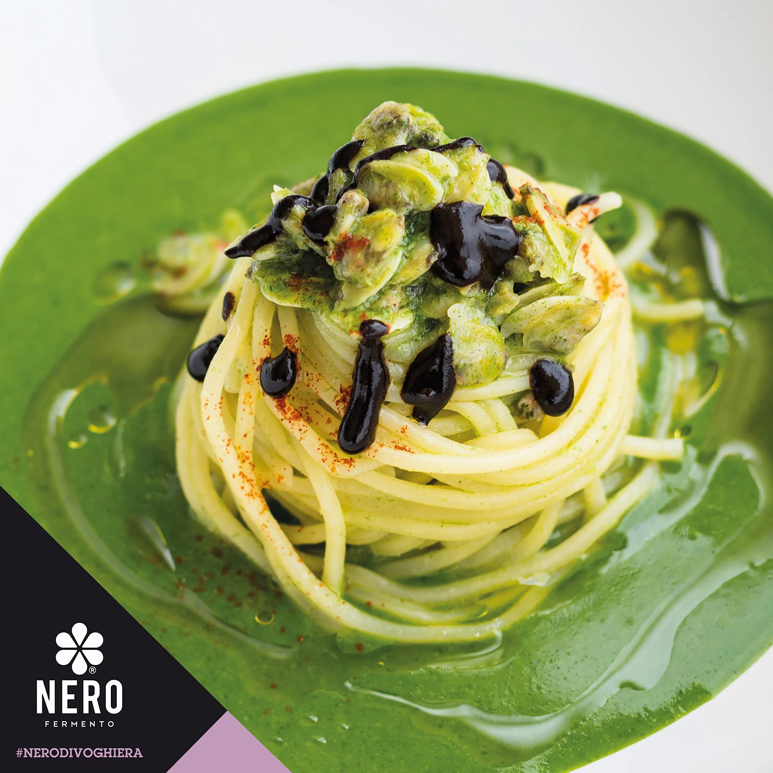 NERO FERMENTO NV krem do smarowania z czarnym czosnkiem, wyprodukowany z Voghiera Garlic D.O.P. 70 g, wyprodukowany we Włoszech, bogaty w przeciwutleniacze, bez konserwantów, doskonały z makaronem