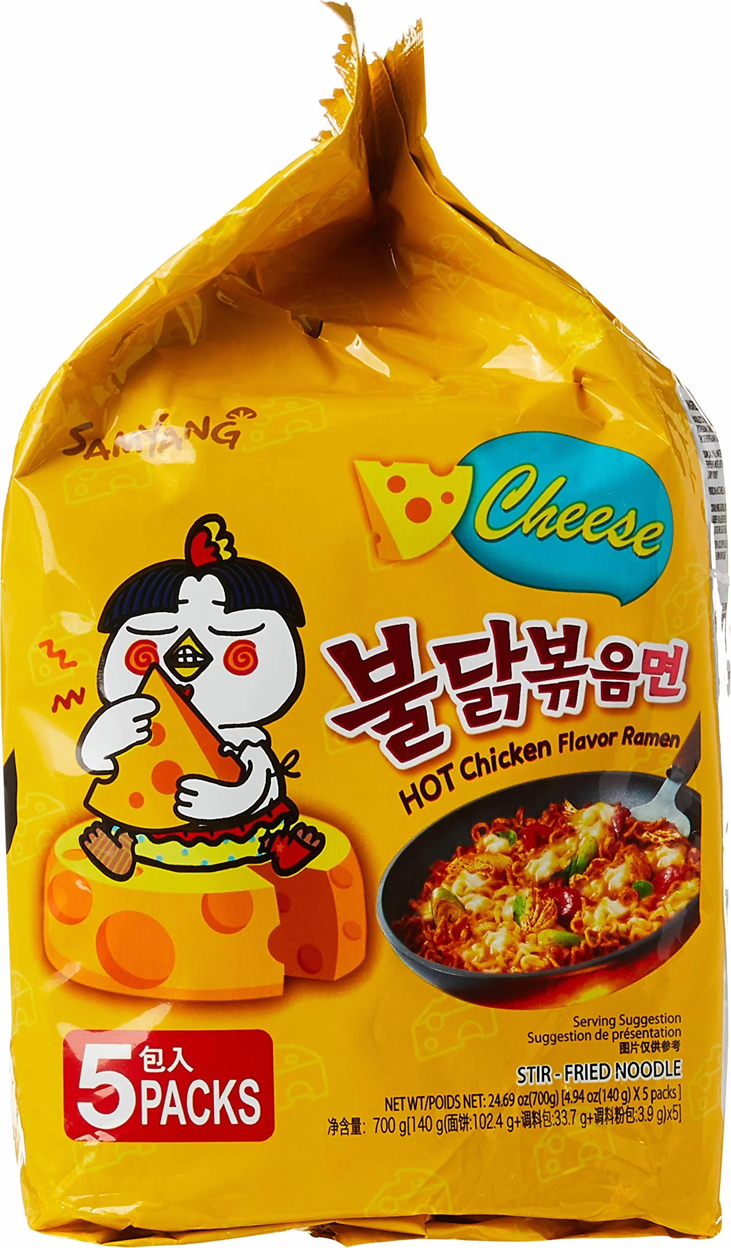 Samyang Cheese Variety Hot Chicken Ramen Makaron 140 g