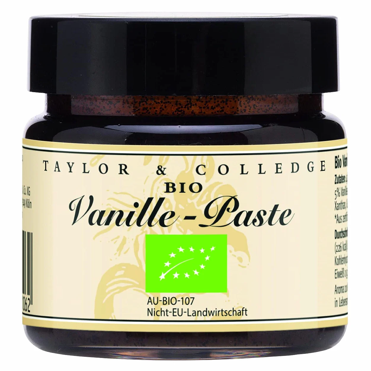 Taylor & Colledge Organiczna pasta z fasoli wanilii, 65 g