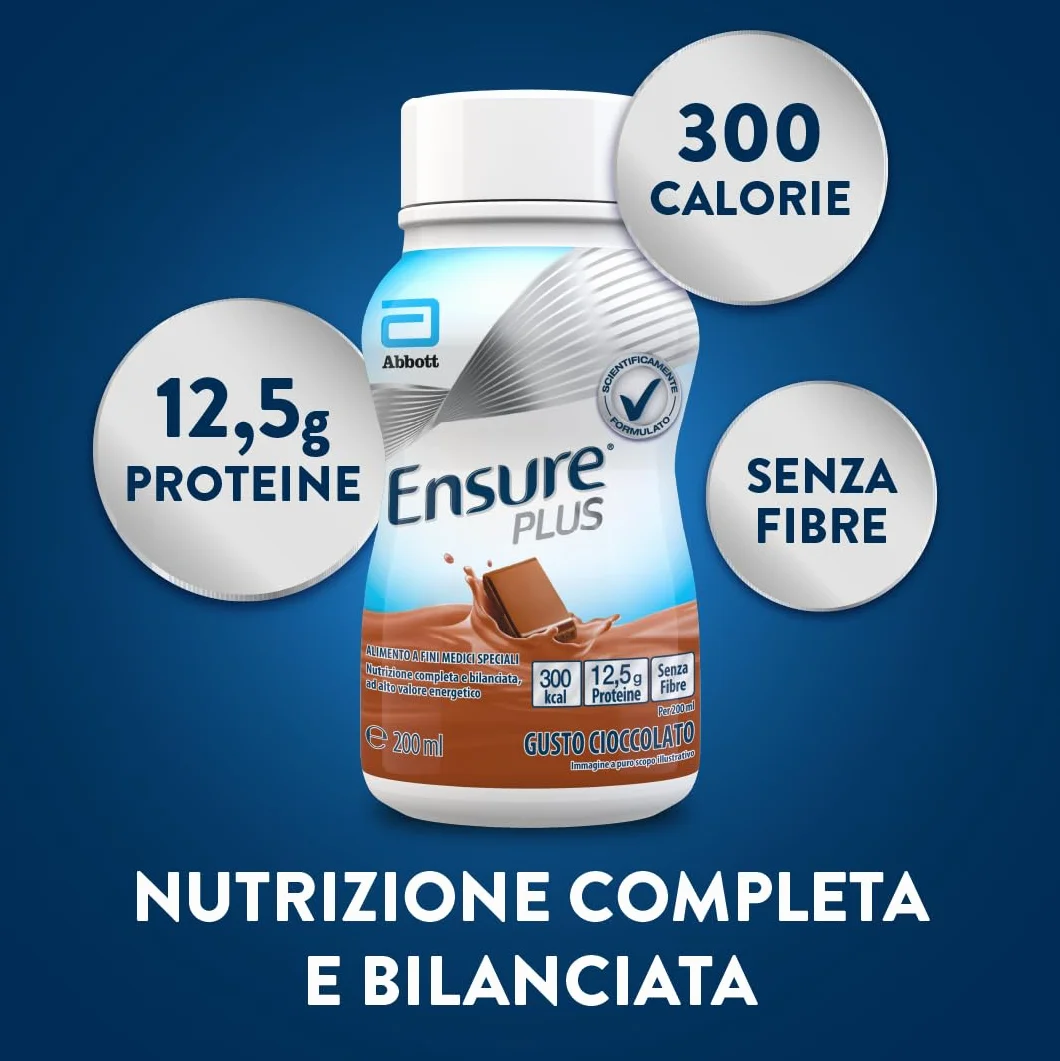 Ensure Plus Chocolate Cioccolato 4X200 ml