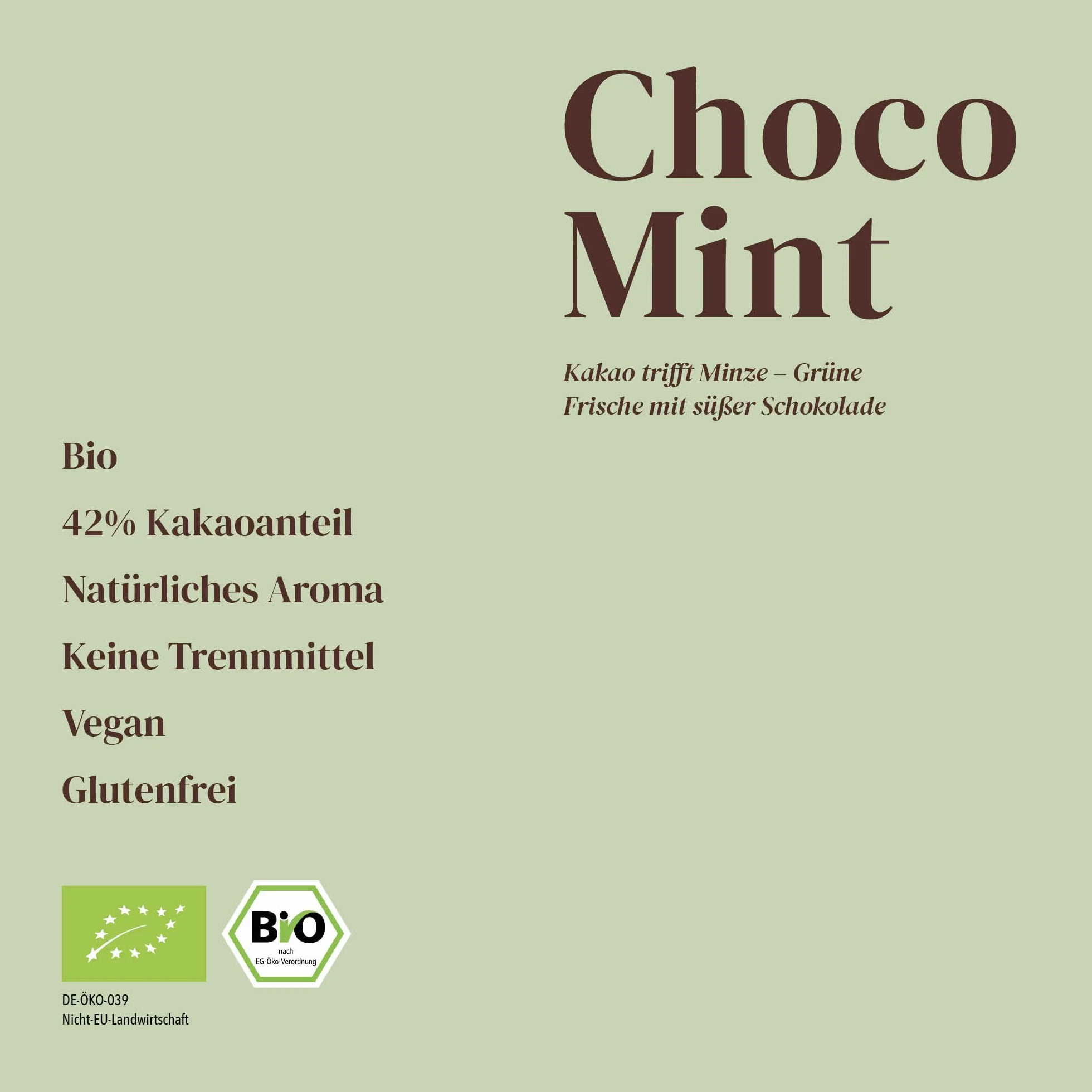 MARC & KAY ekologiczna czekolada do picia wegańska mięta kakaowa 250 g