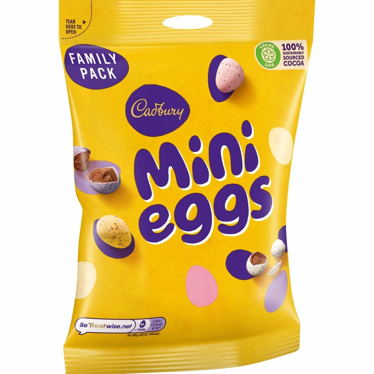 Cadbury Dairy Milk Chocolate Mini Eggs Bag, 270g