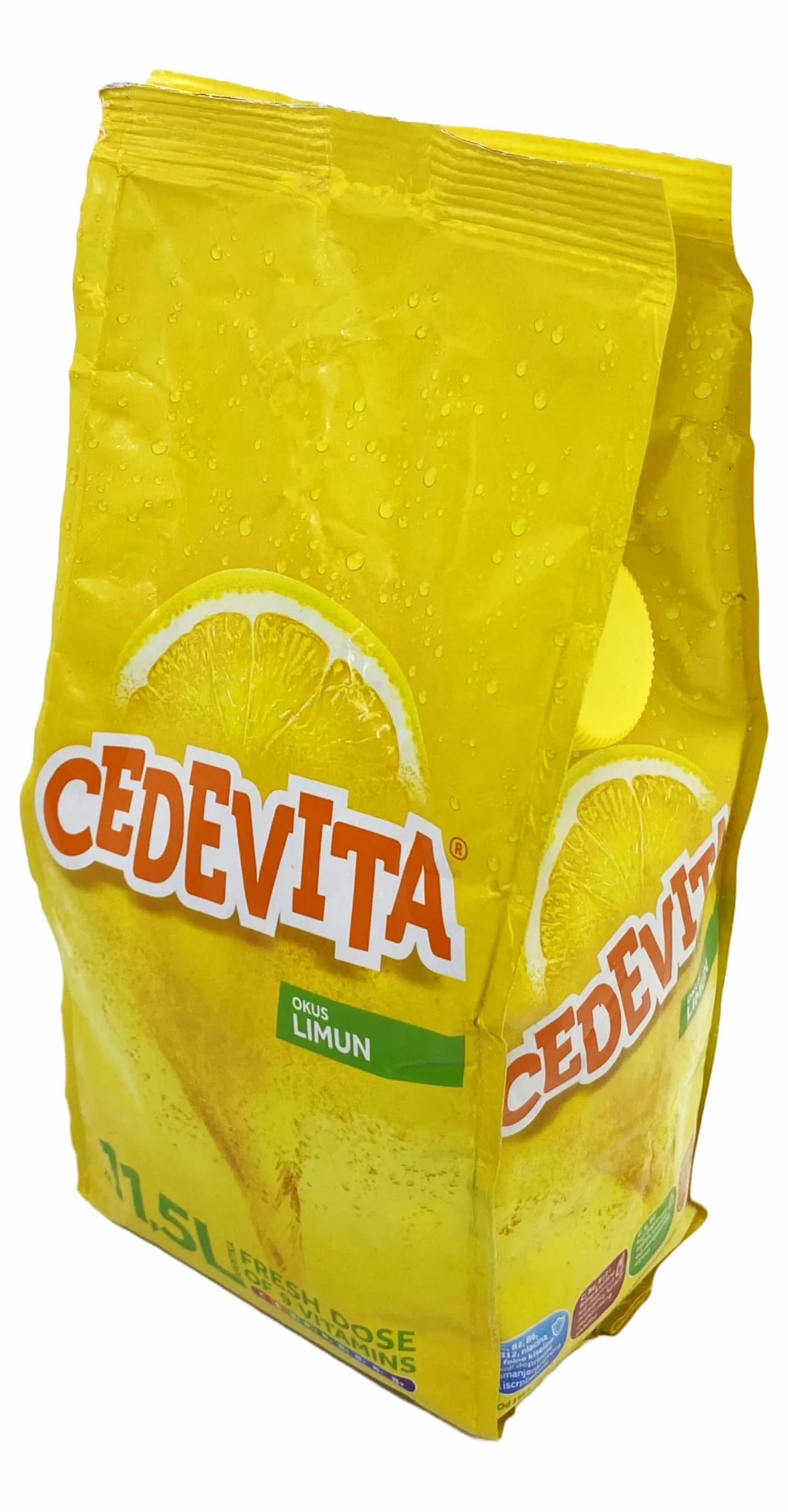 Cedevita napój instant o smaku cytrynowym - zawiera 9 witamin dodających energii ciału i duszy - rewitalizuje Cię owocowym proszkiem wzbogaconym witaminami - 900 g na 11,5 litra (cytryna)