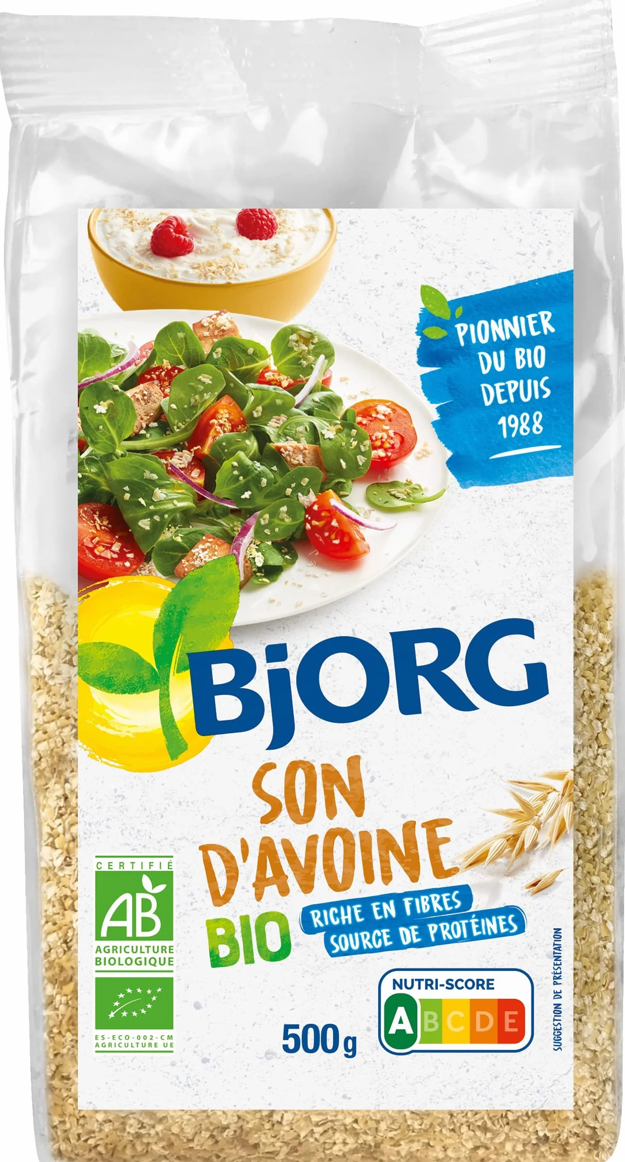 Bjorg Organiczne otręby owsiane 500 g