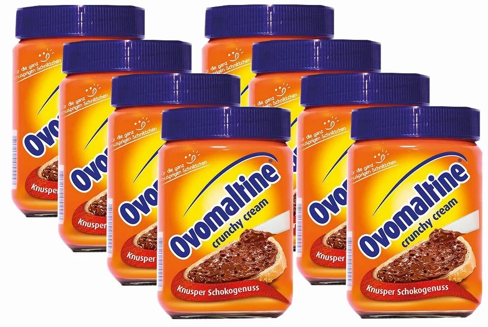Ovomaltine Crunchy Cream pasta do smarowania chleba, 8 szklanek
