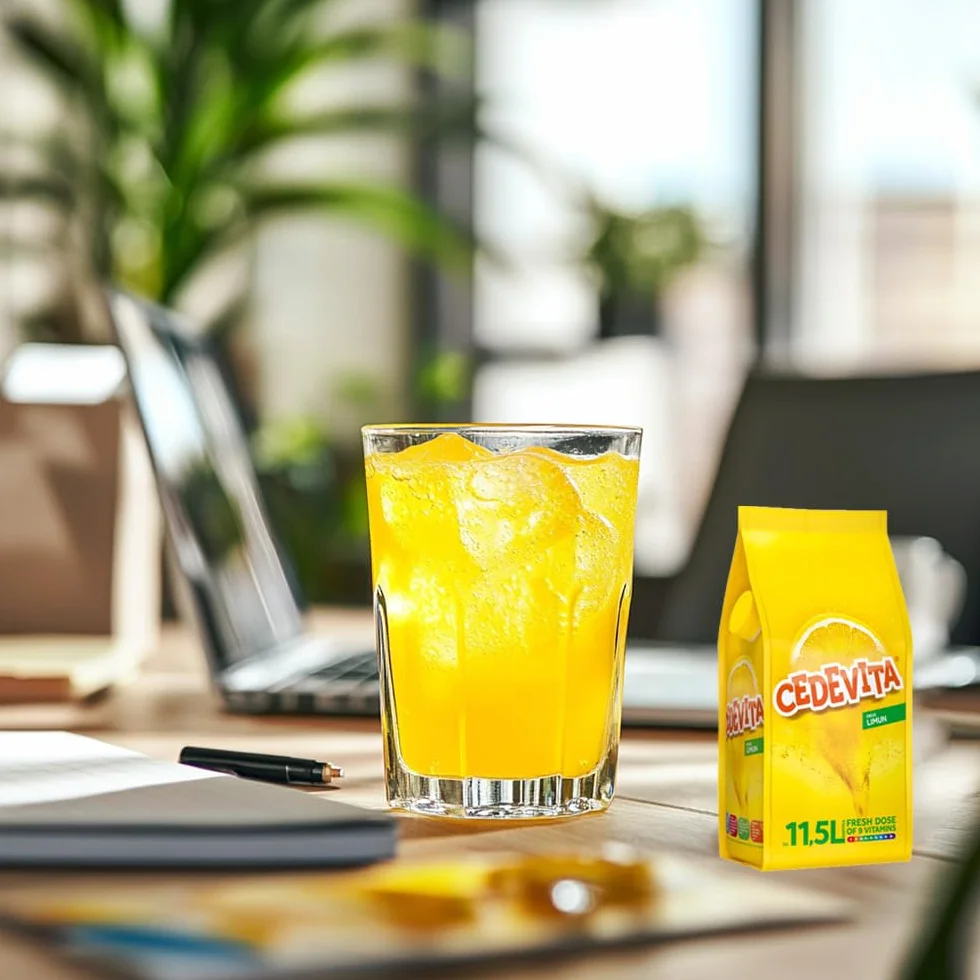 Cedevita napój instant o smaku cytrynowym - zawiera 9 witamin dodających energii ciału i duszy - rewitalizuje Cię owocowym proszkiem wzbogaconym witaminami - 900 g na 11,5 litra (cytryna)