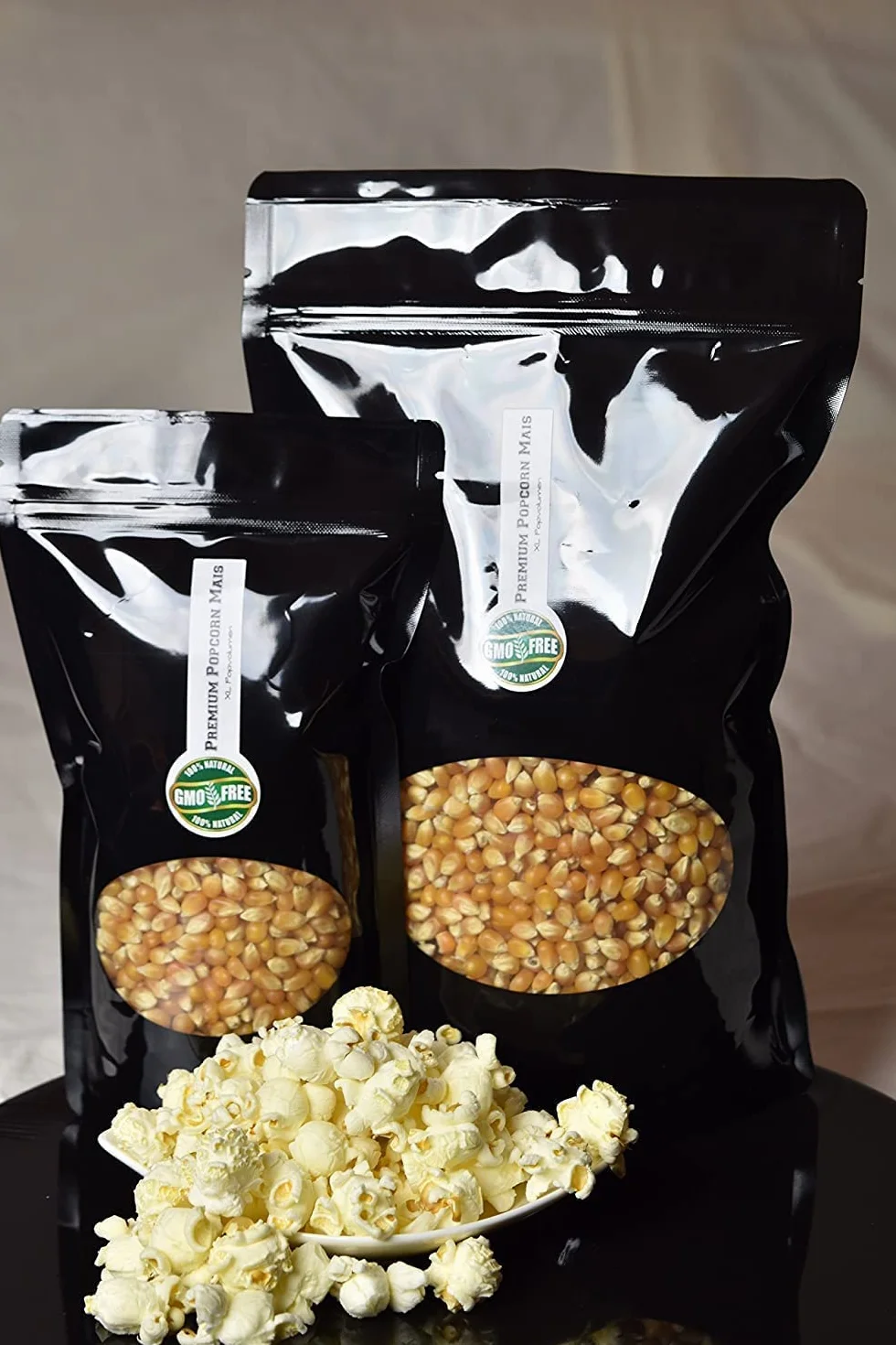 Premium popcorn 500 gramów kinowych świeżych torebek z popcornem XL 1:46 objętości pop