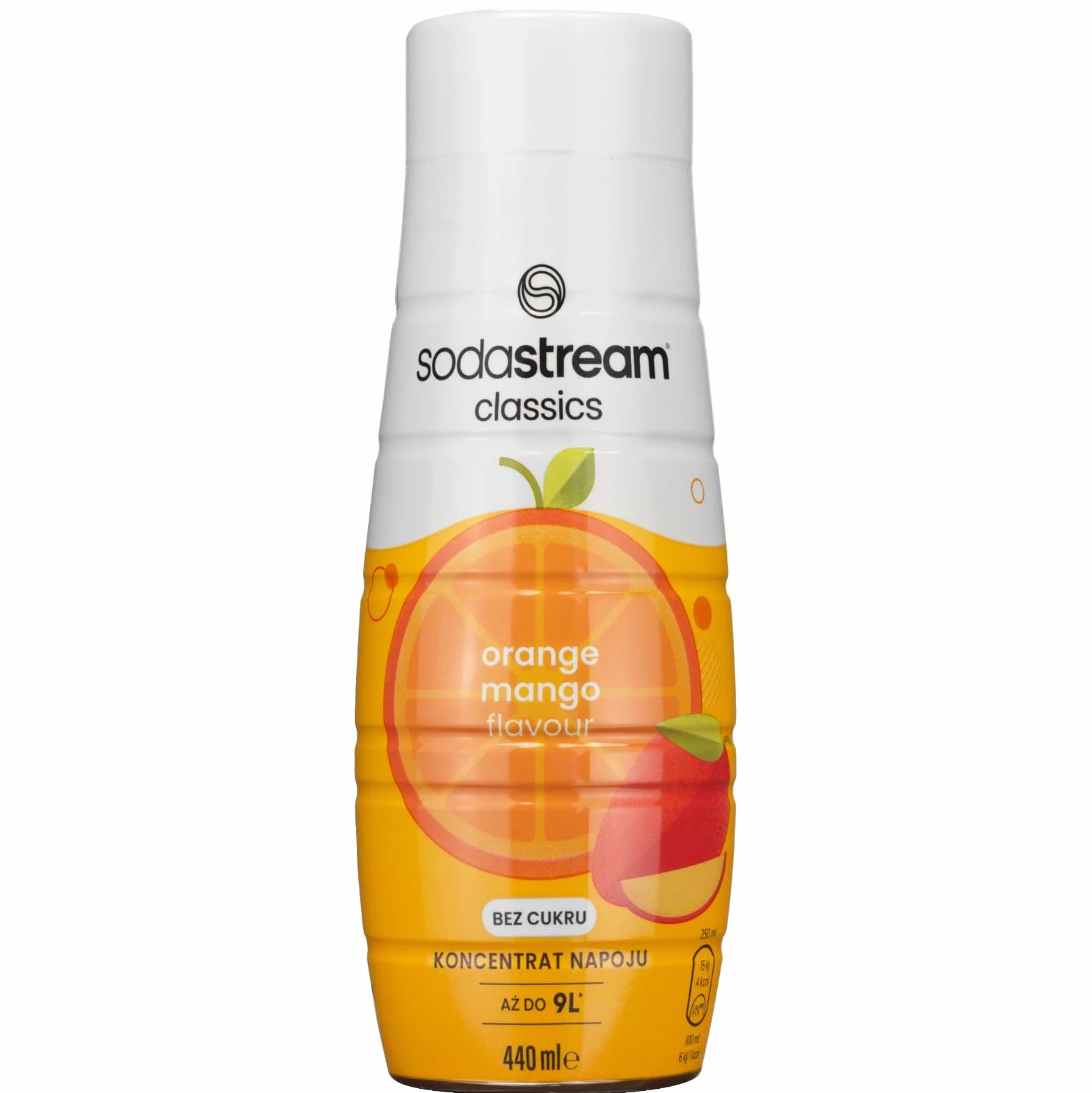 Sodastream Syrop Pomarańcza Mango Bez Cukru 9L Napoju
