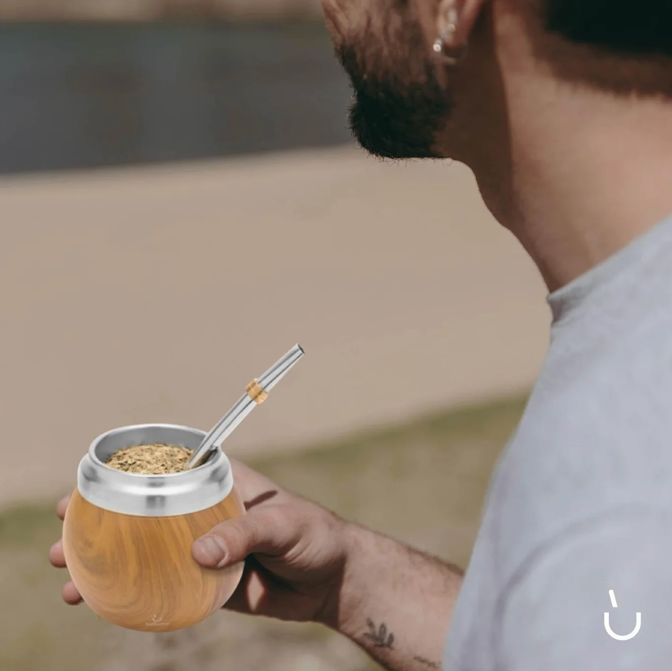 BALIBETOV Zestaw Yerba Mate – zawiera tykwę i bombilli Yerba Mate – zestaw ze stali nierdzewnej z podwójną ścianką termiczną i słomką – łatwy do czyszczenia i konserwacji