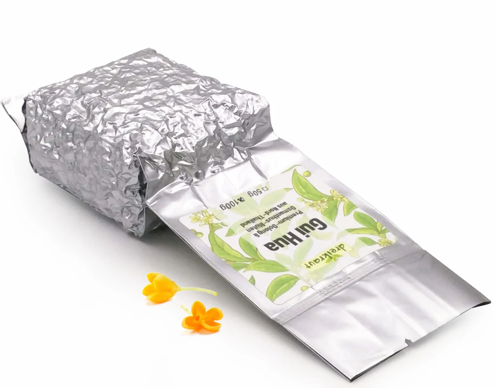 dreikraut Gui Hua - szlachetna herbata oolong z kwiatami osmantusa, 100 g, z północnej Tajlandii, ręcznie wyselekcjonowana, naturalna