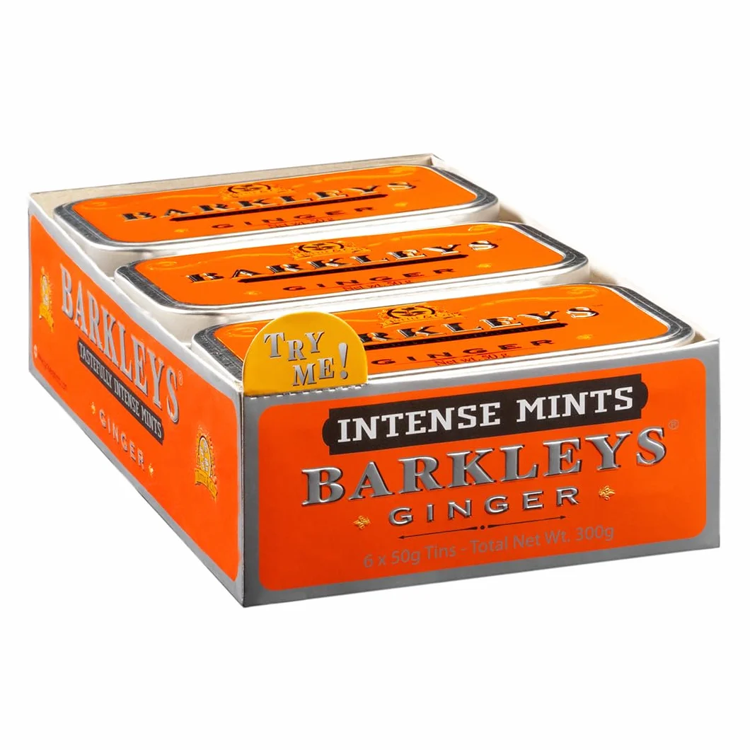 Barkleys Intense Mints Miętówki, Imbirowe