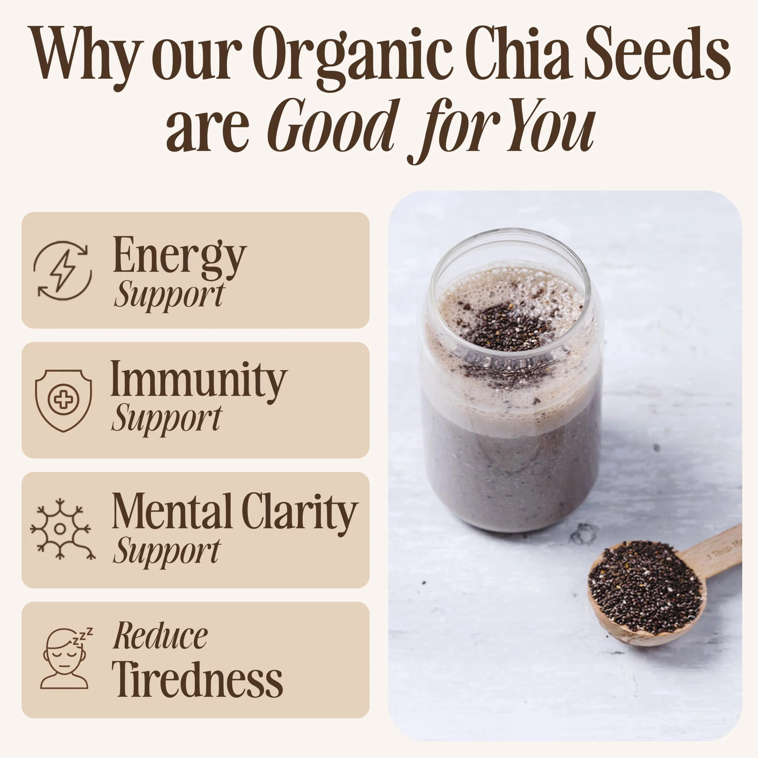 Sevenhills Wholefoods Organiczne Nasiona Chia 1kg