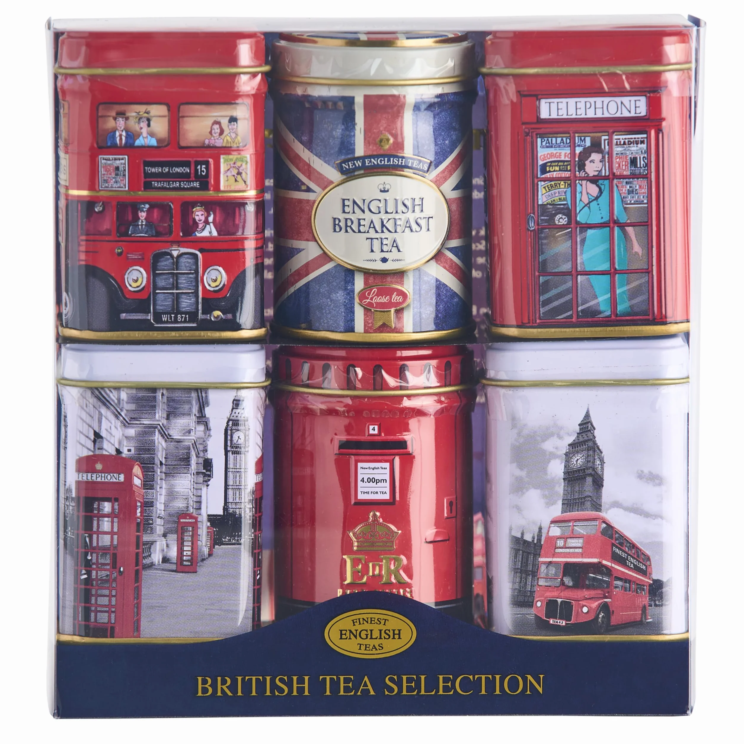 New English Teas Brytyjska mini puszka herbata selection 140 g