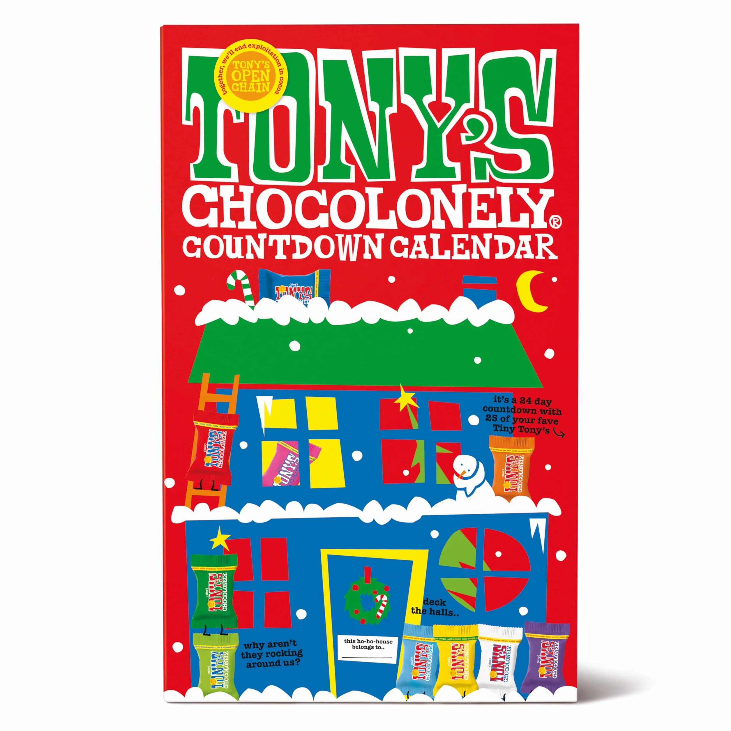 Tony's Chocolonely Kerst Big Tinycalendar 225gr