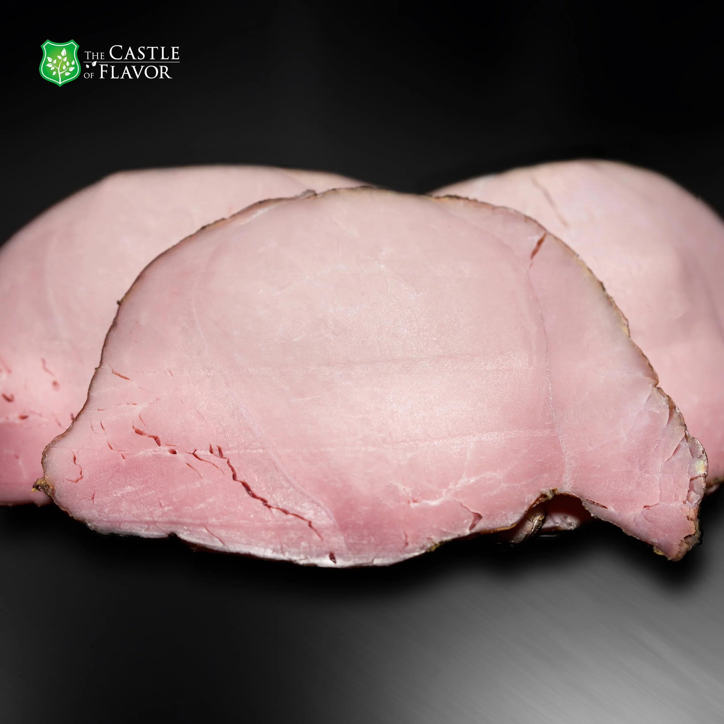 Wędzona szynka wieprzowa 2x350g – marynowana z ziołami i tradycyjnie wędzona – szynka tradycyjnie wędzona na zimno – delikatna konsystencja – 100% naturalne składniki