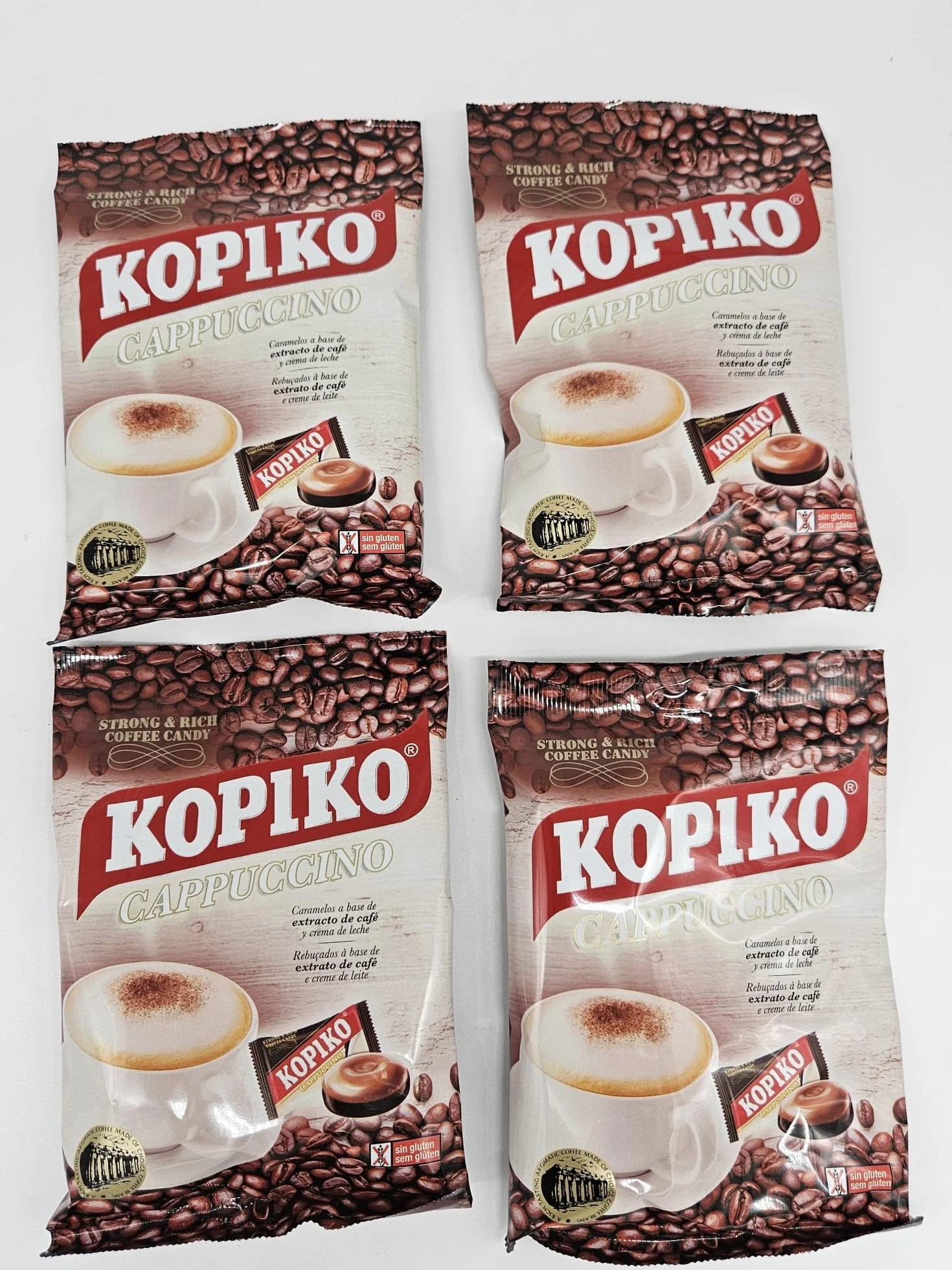 Kopiko Cukierki do kawy | cukierki | cappuccino | Coffee Candy, Classic, 4 x 71 g