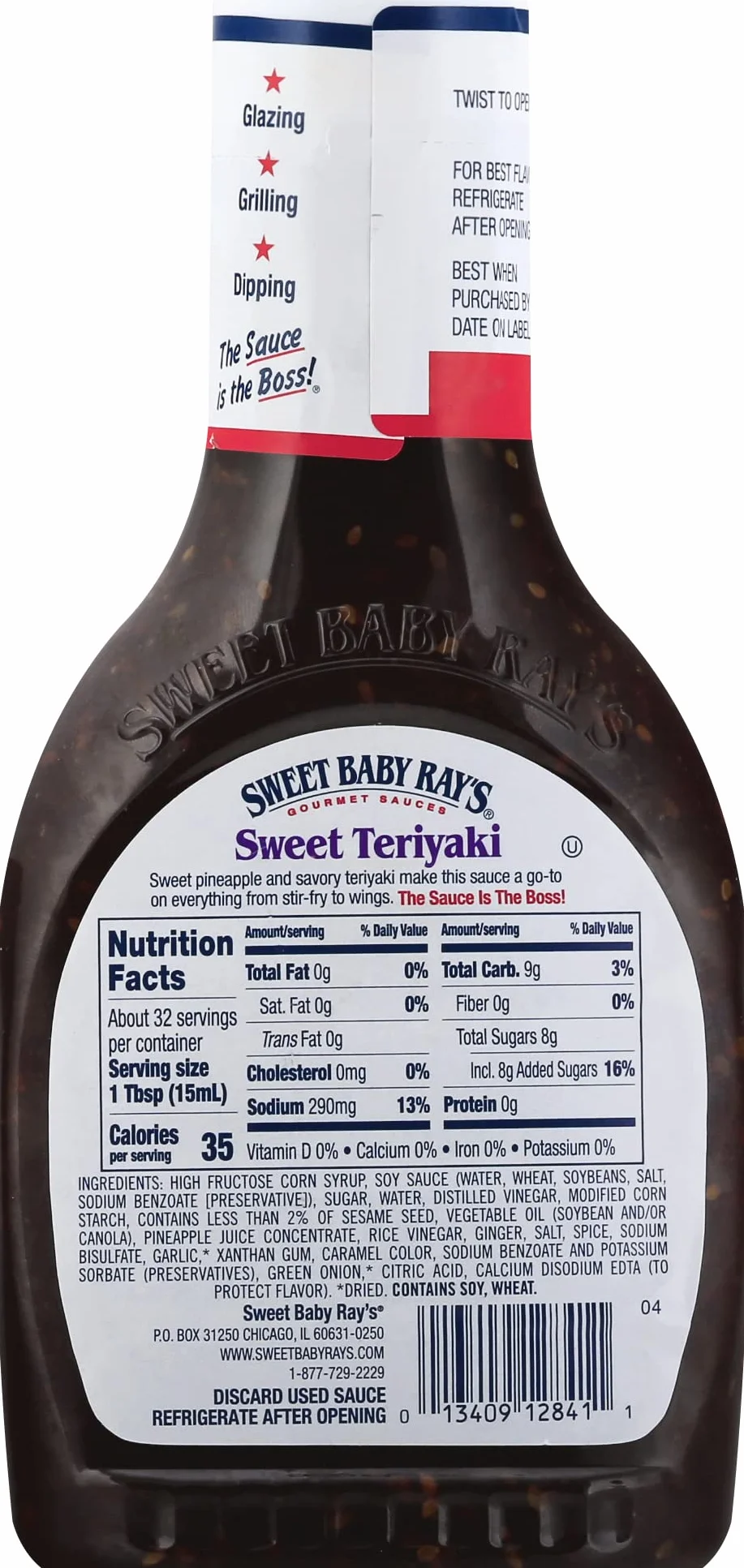 Sweet Baby Rays Sweet Teriyaki sos i marynata 473 ml butelka