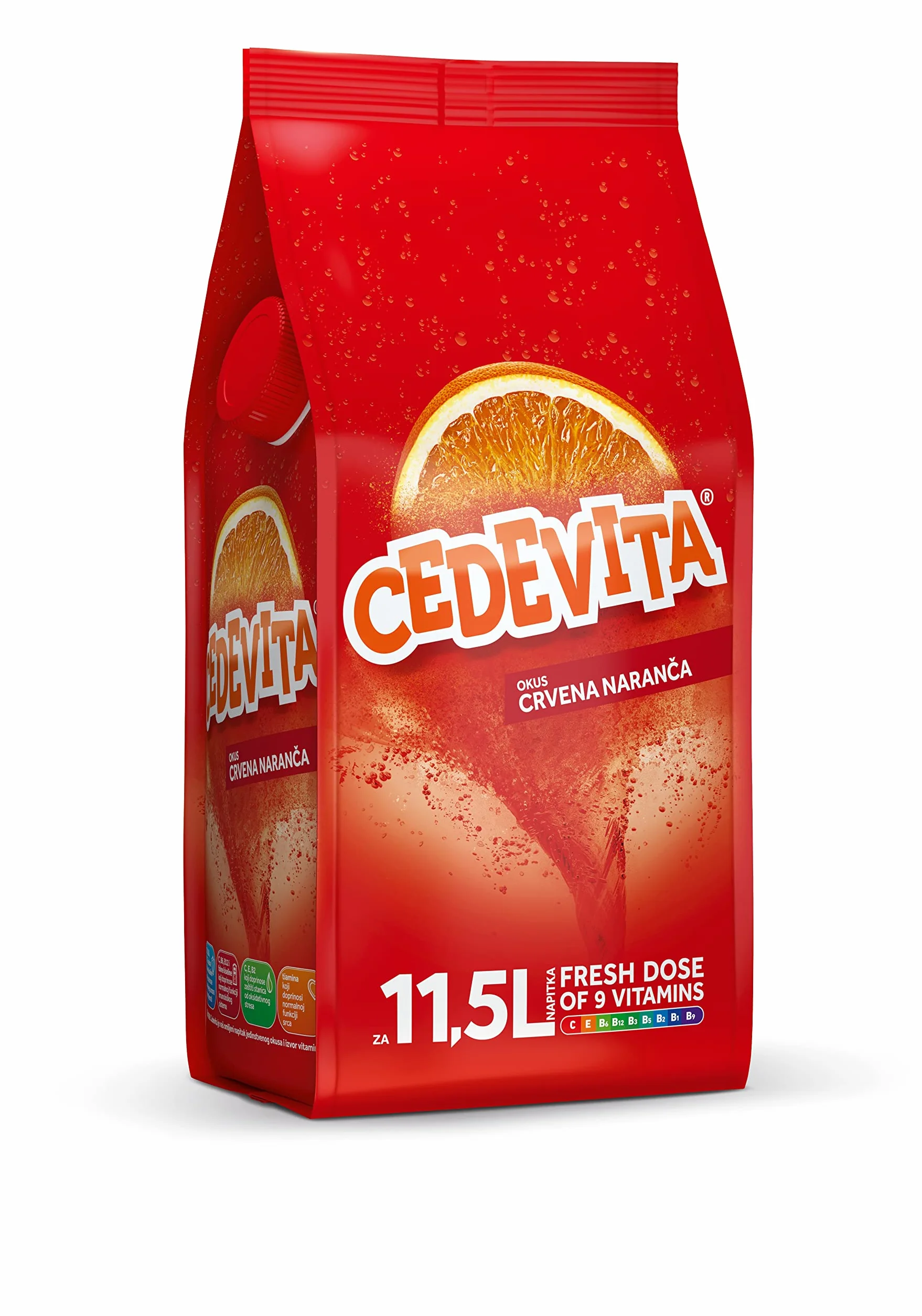 Cedevita czerwony pomarańczowy 1kg 13L napój bezalkoholowy