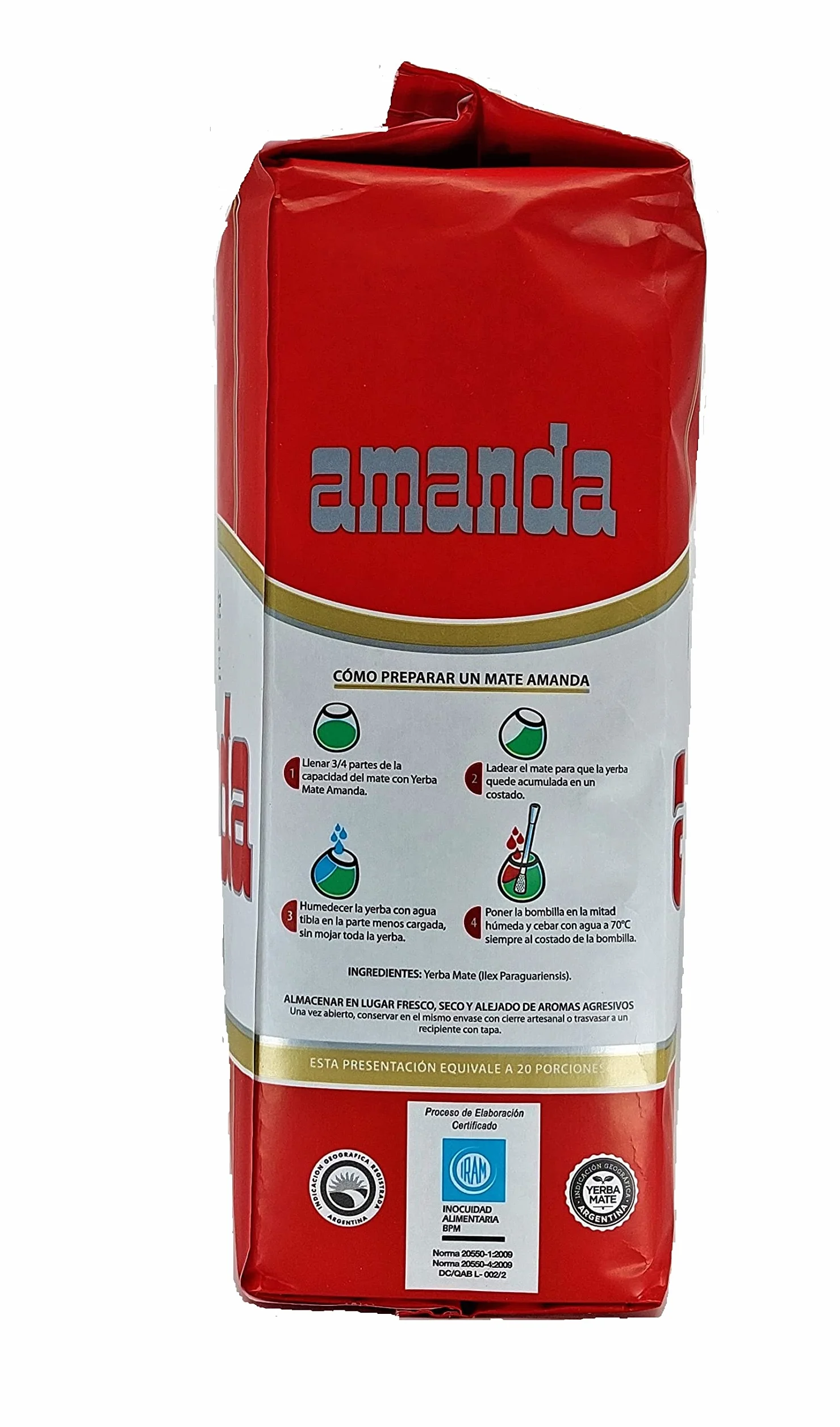 Yerba Mate Amanda Red 1kg