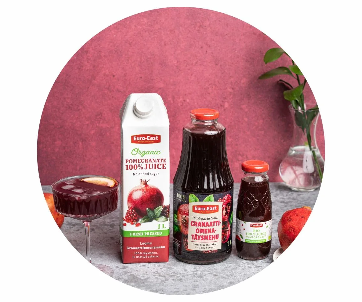 Euro-East BIO Granat 100% sok bezpośredni 6 x 1 l