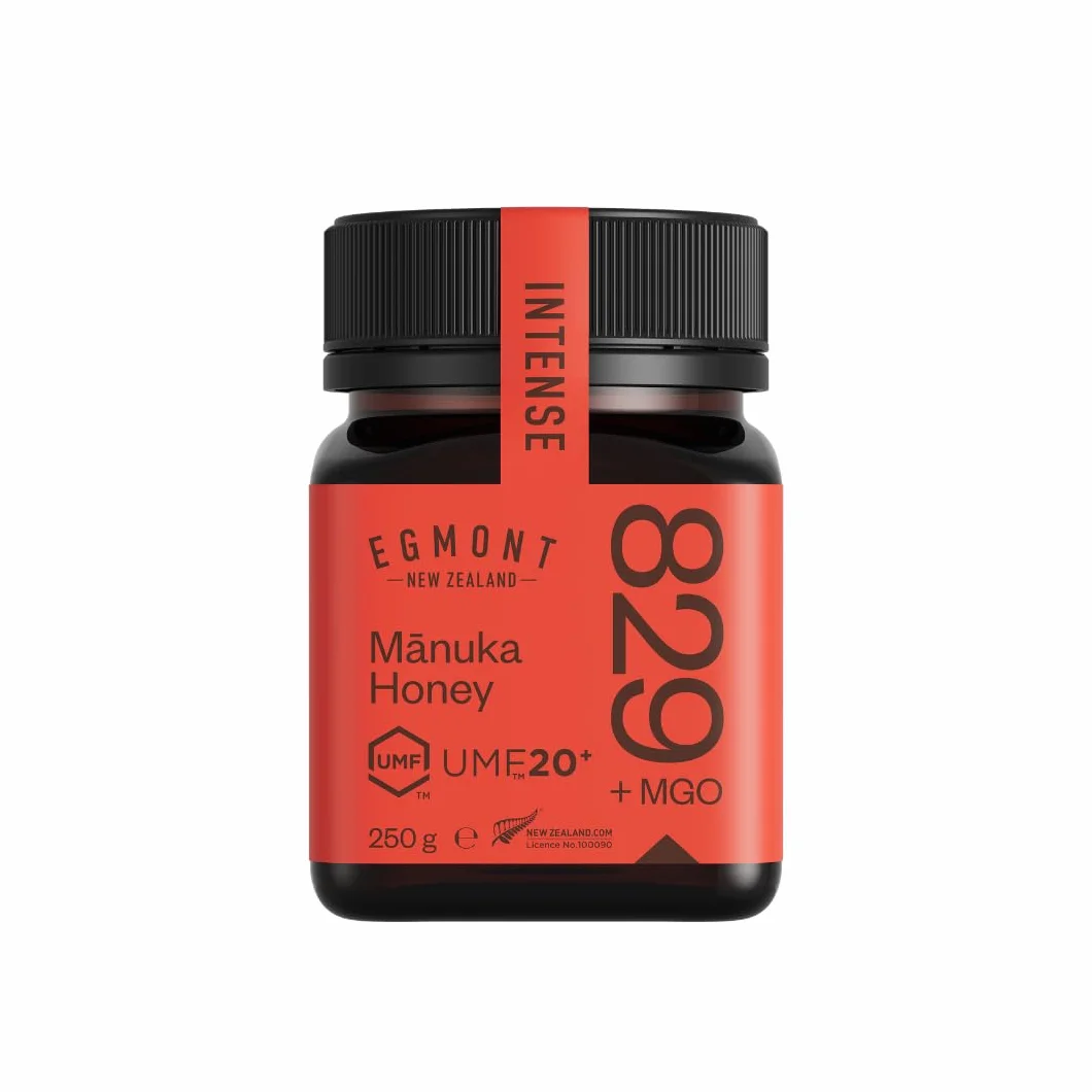 Egmont Honey Miód Manuka 829+ MGO 20+ UMF 250g certyfikowany naturalny Nowa Zelandia