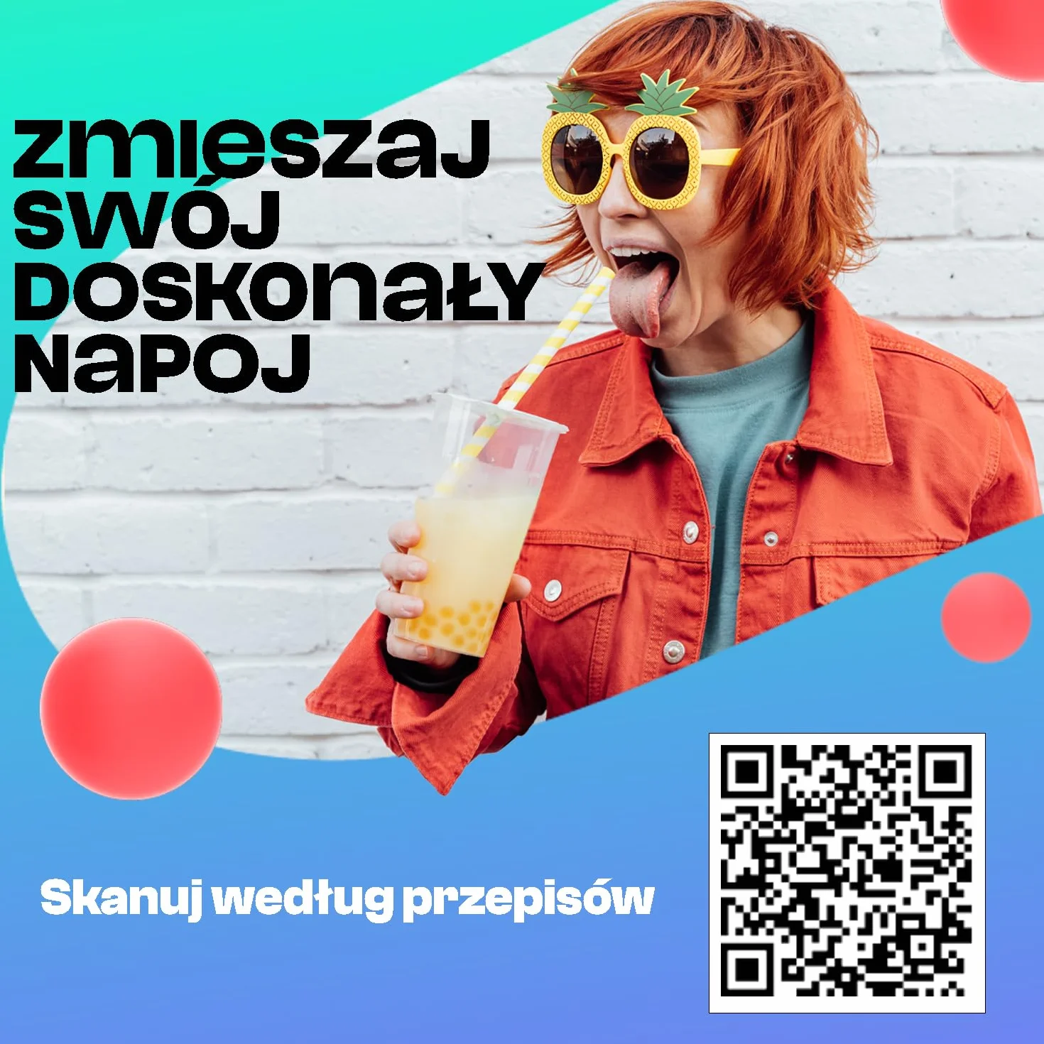 Bubble Mania Popping Boba Perły Owocowe do Bubble Tea Mango Arbuz 2 rodzaje