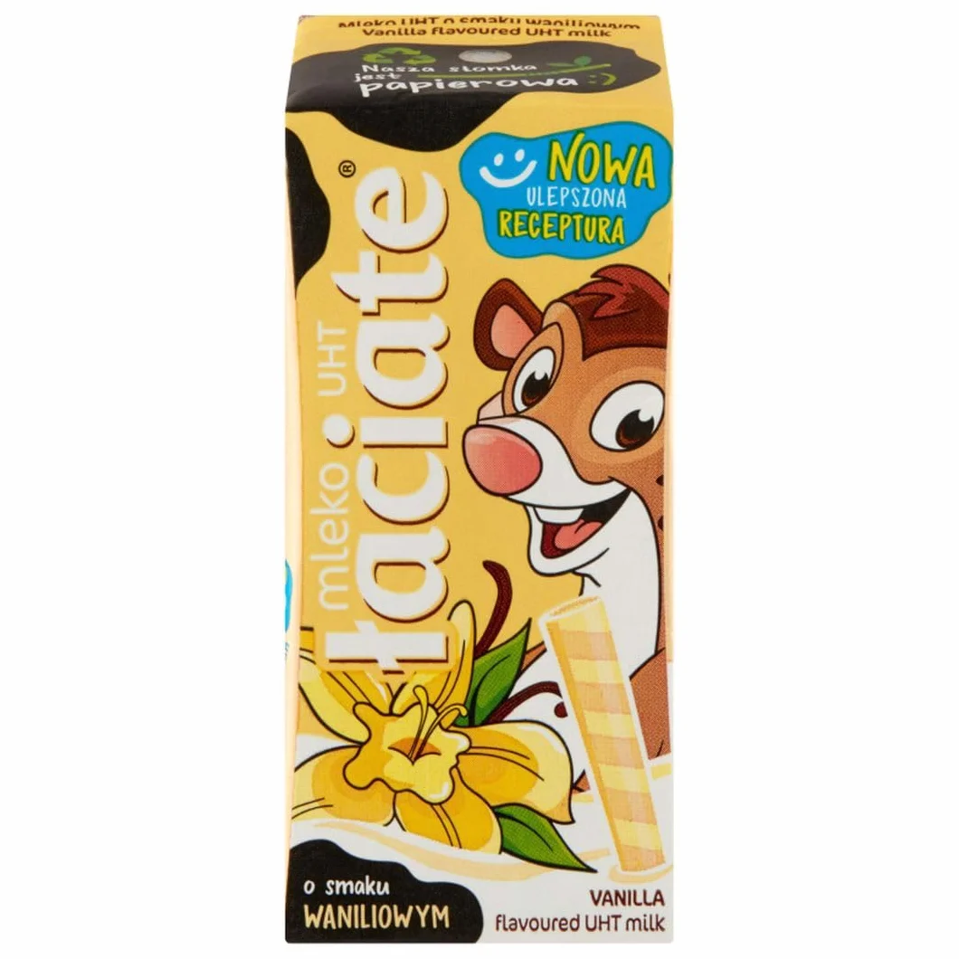 Łaciate Mleko UHT o smaku waniliowym 200 ml