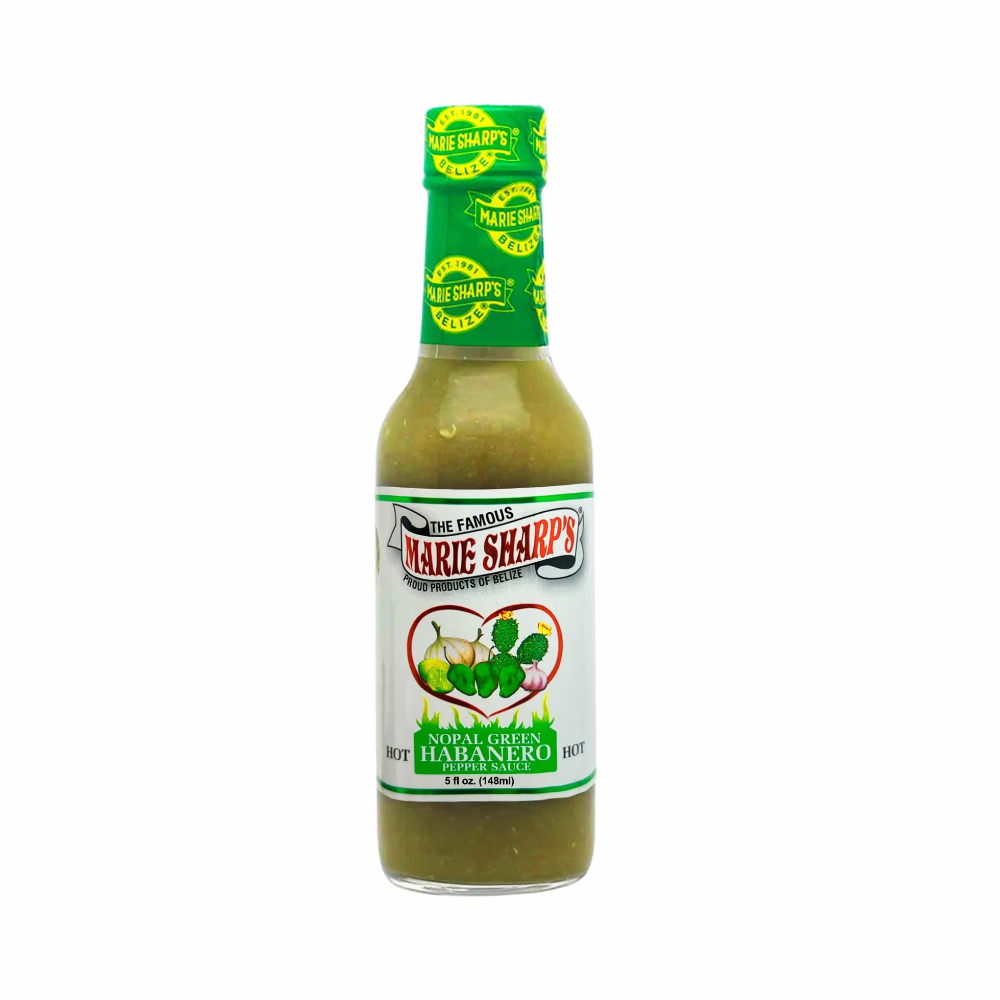 Marie Sharp's – Green Habanero Pepper sos – 148 ml