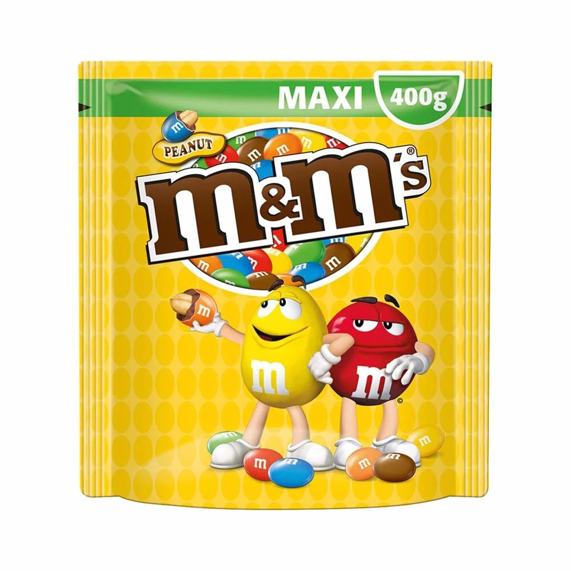 M&M's Maxi orzech ziemny, worek stojący - 400 g