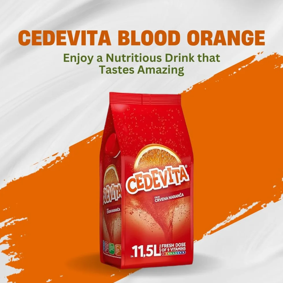 Cedevita czerwony pomarańczowy 1kg 13L napój bezalkoholowy