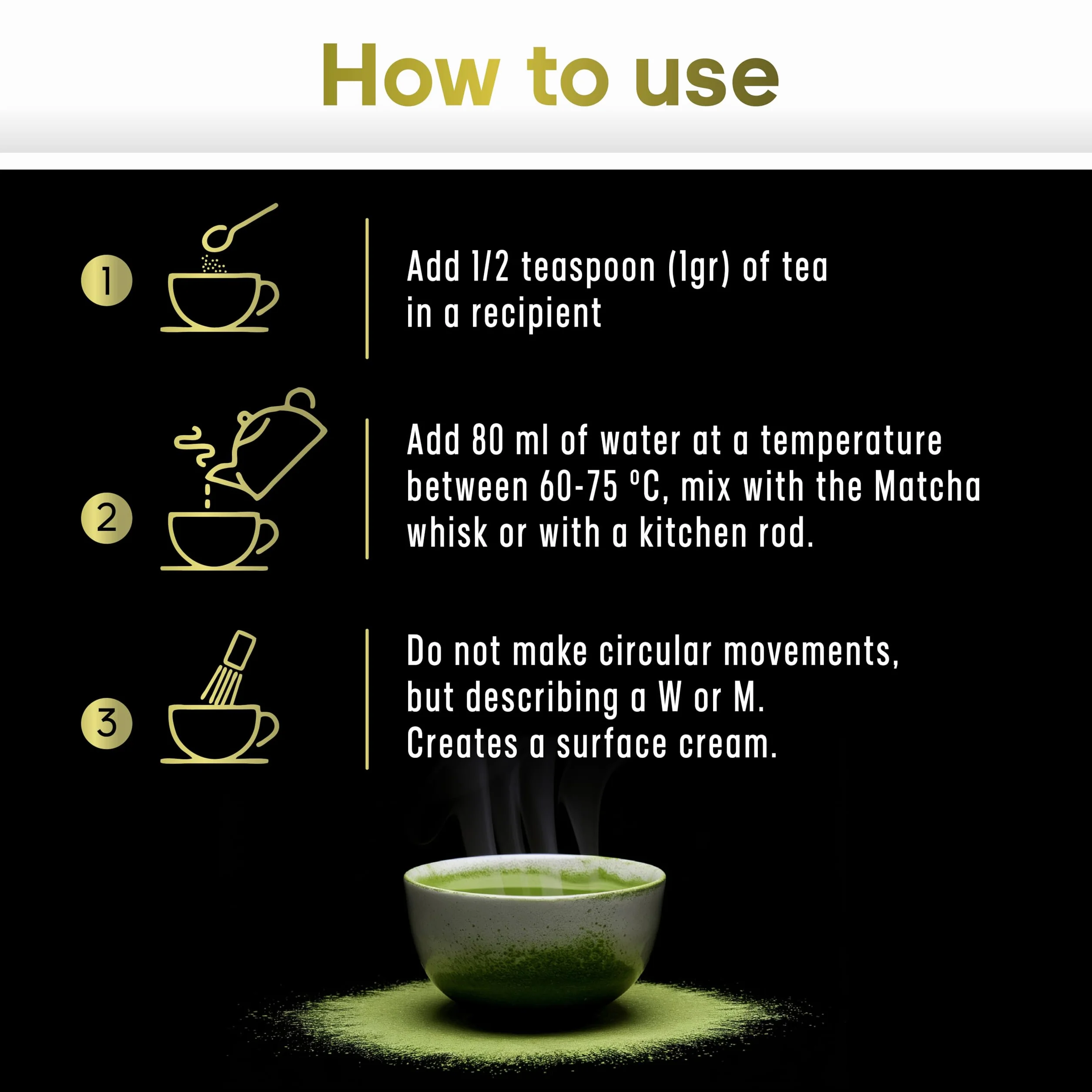 BIO Japońska herbata Matcha CEREMONIAL w proszku 100% Naturalna Czysta z upraw ekologicznych 100g