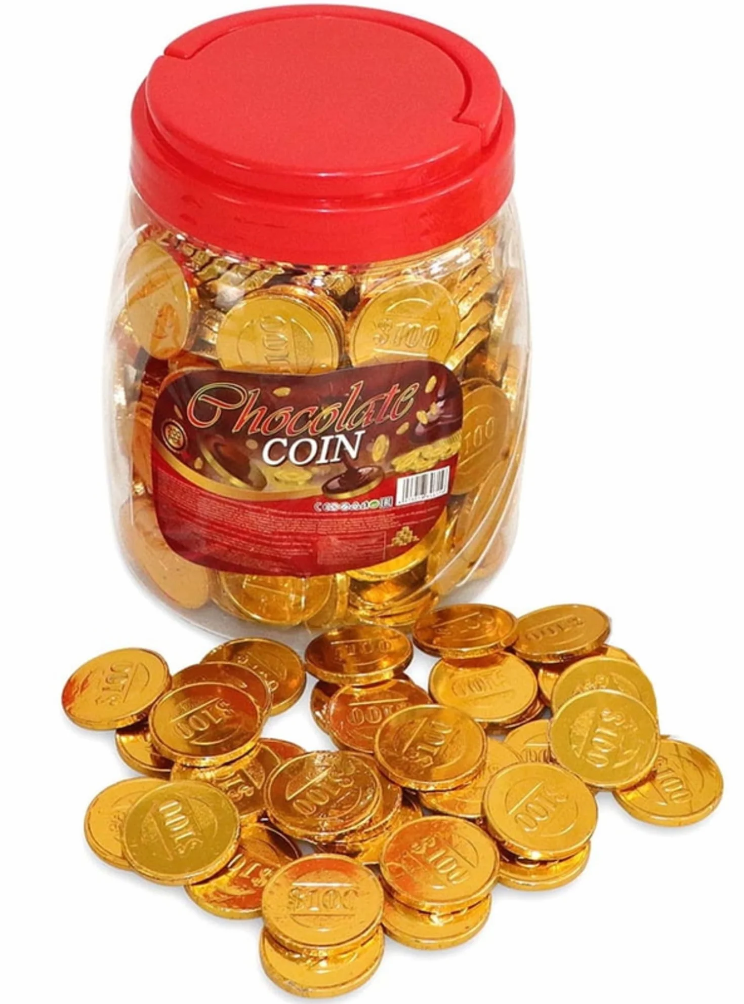 Monety czekoladowe złote 200 sztuk 480g