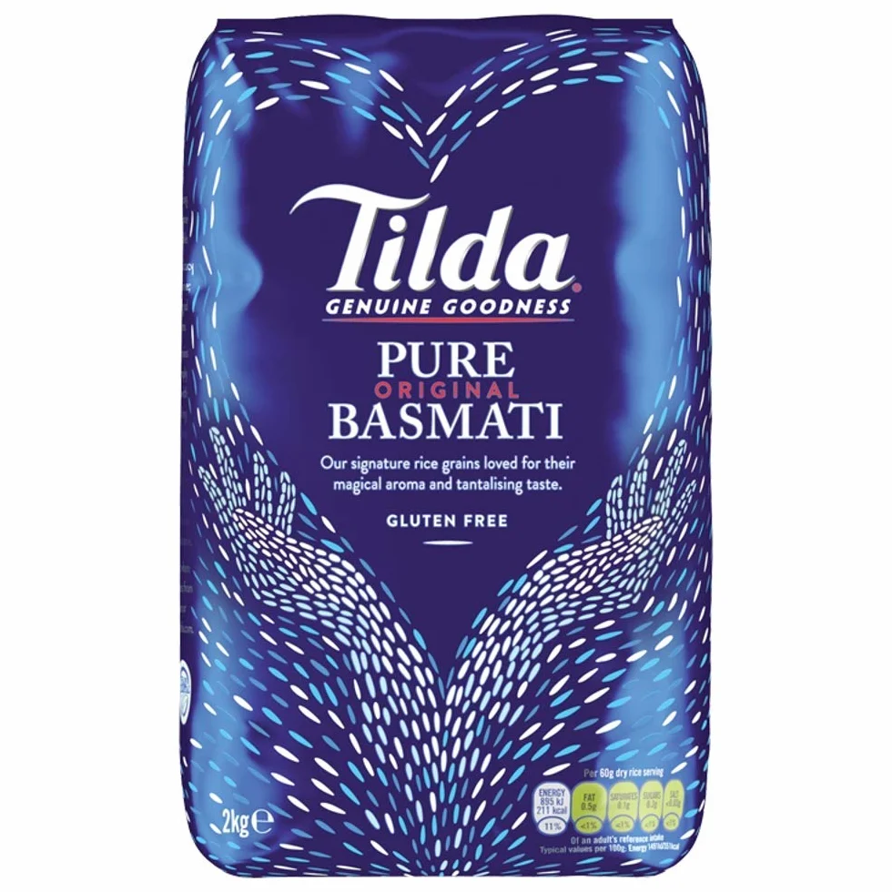 Tilda Ryż Basmati 2 kg (1 opakowanie) - ryż Basmati Rice ~ ryż basmati