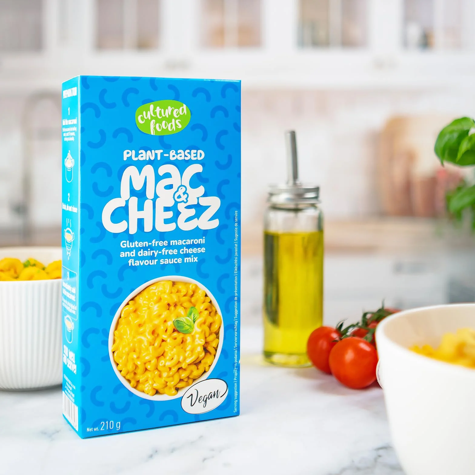 Cultured Foods Wegańskie Mac And Cheese Bez Glutenu Wegańskie Danie Serowe Bez Laktozy MAC & CHEEZ