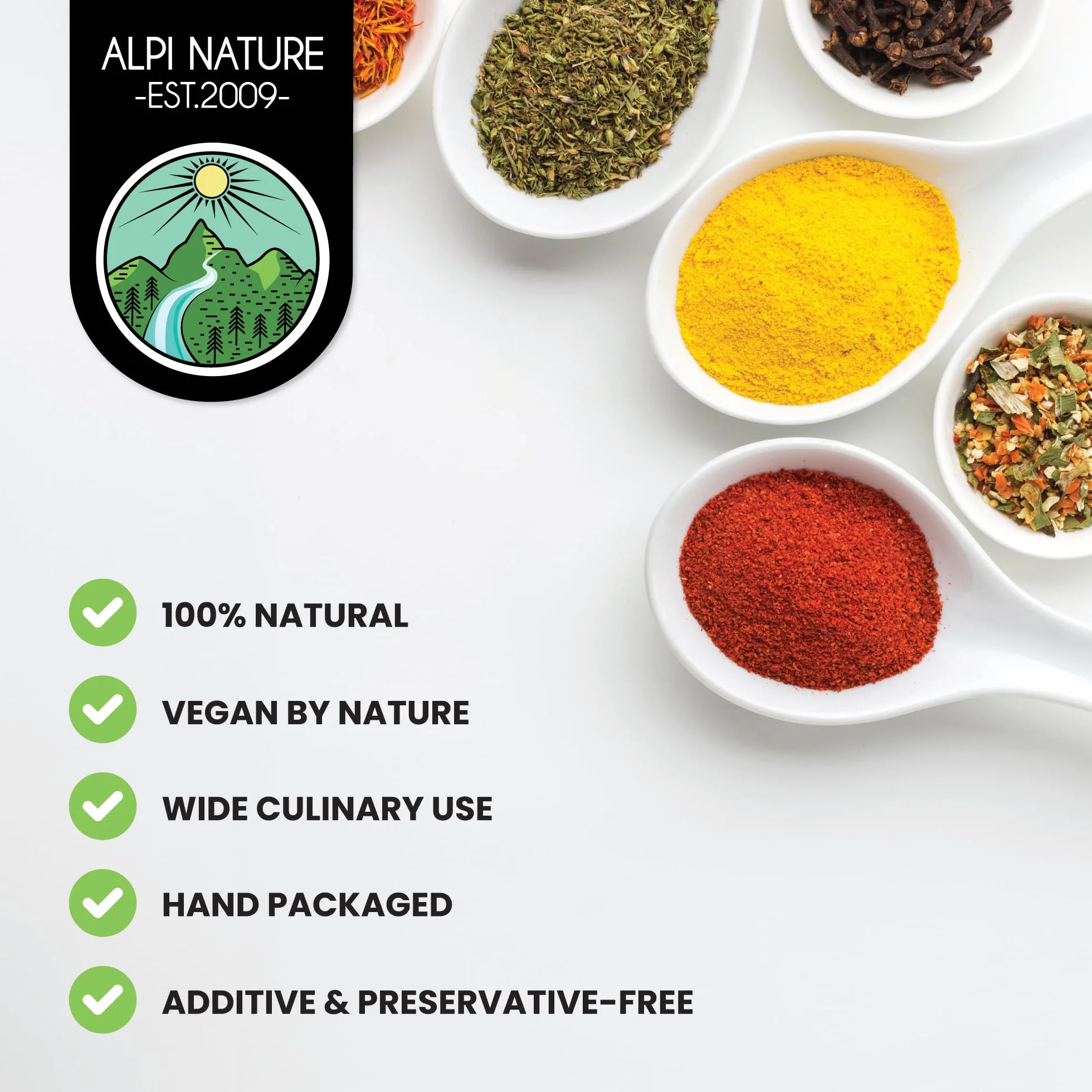 Alpi Nature Proszek z Papryki Cayenne 500g, Mielona Papryczka Chili Cayenne, Ostry Proszek Chili