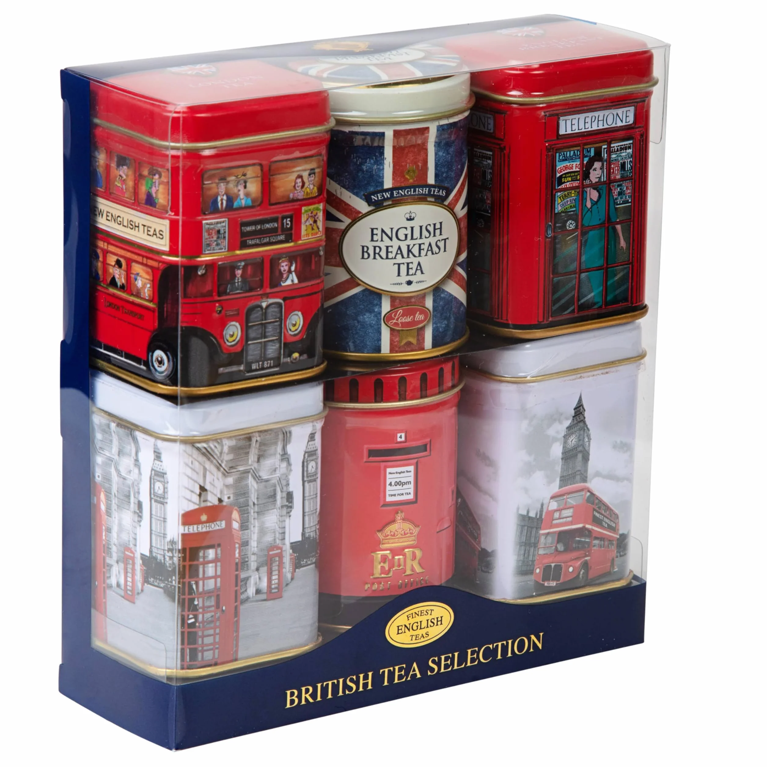 New English Teas Brytyjska mini puszka herbata selection 140 g