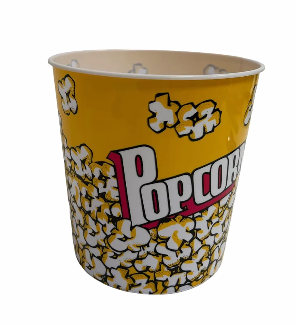 Wiadro Popcorn 3,6 l Pojemności Wielokrotnego Użytku Zmywalne Miska na Popcorn