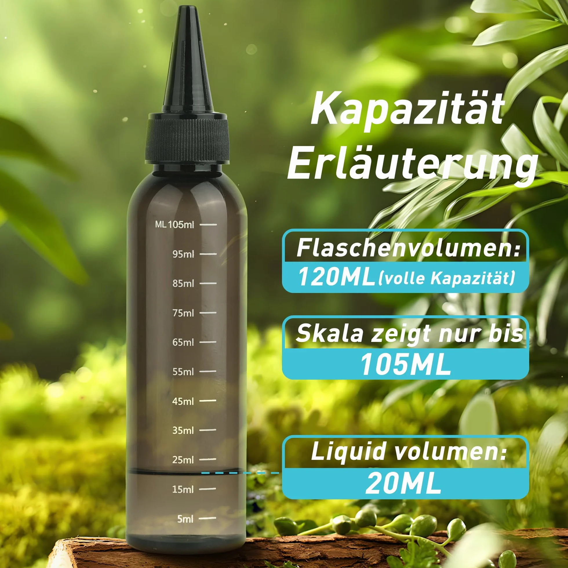 FURUN Koncentrat Aromatyczny 20 ml (w butelce 120 ml) – Zapach do gotowania, pieczenia, napojów (Malina z borówką)