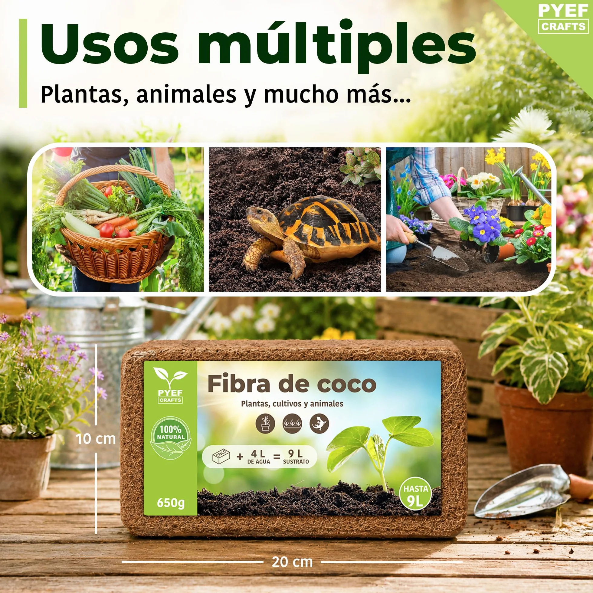 Ladrillo Fibre de Coco 650g