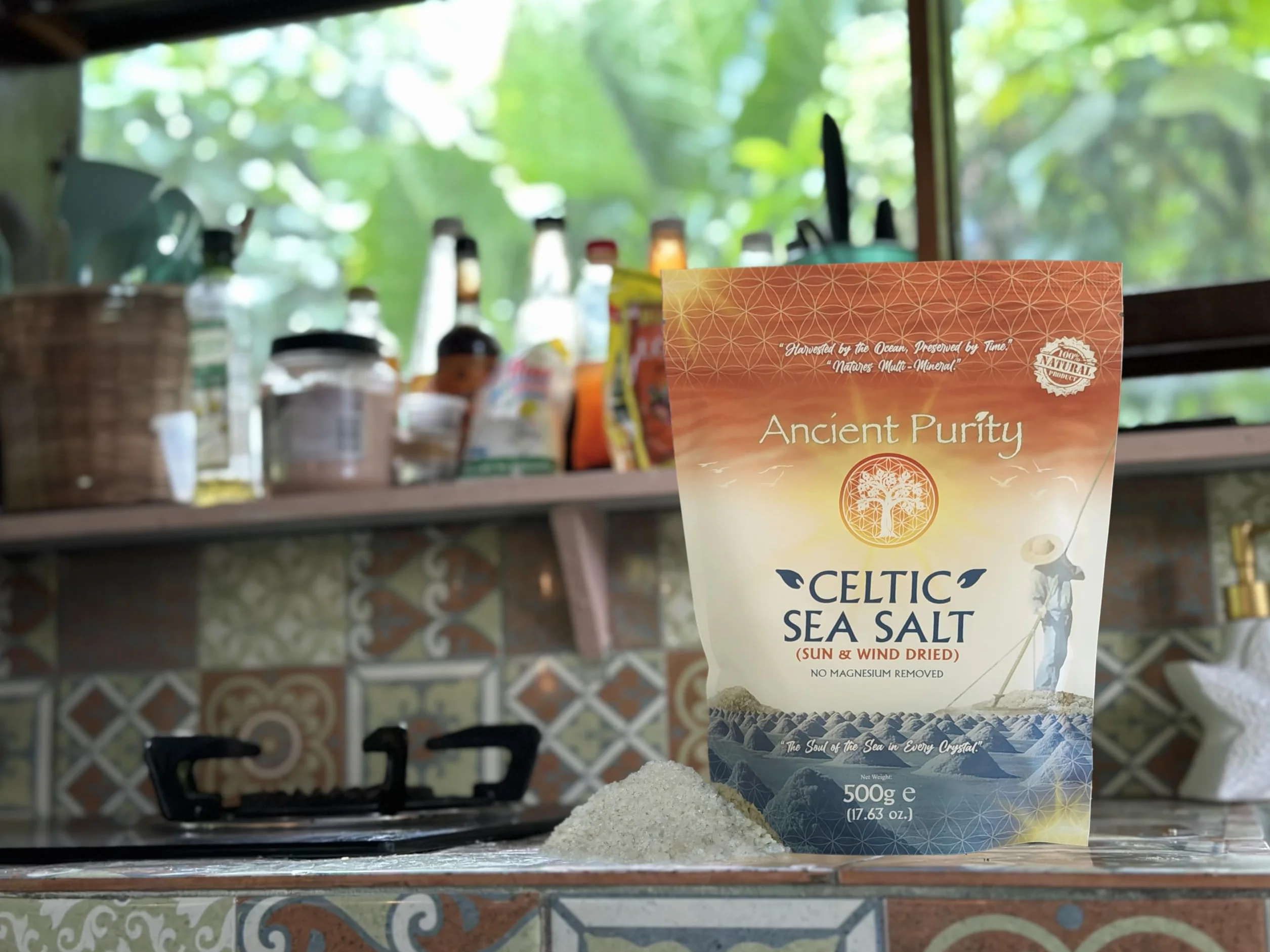 Celtycka sól morska, „naturalna prawdziwa szara sól”, 250 g (bez usuwania magnezu), zdrowie serca