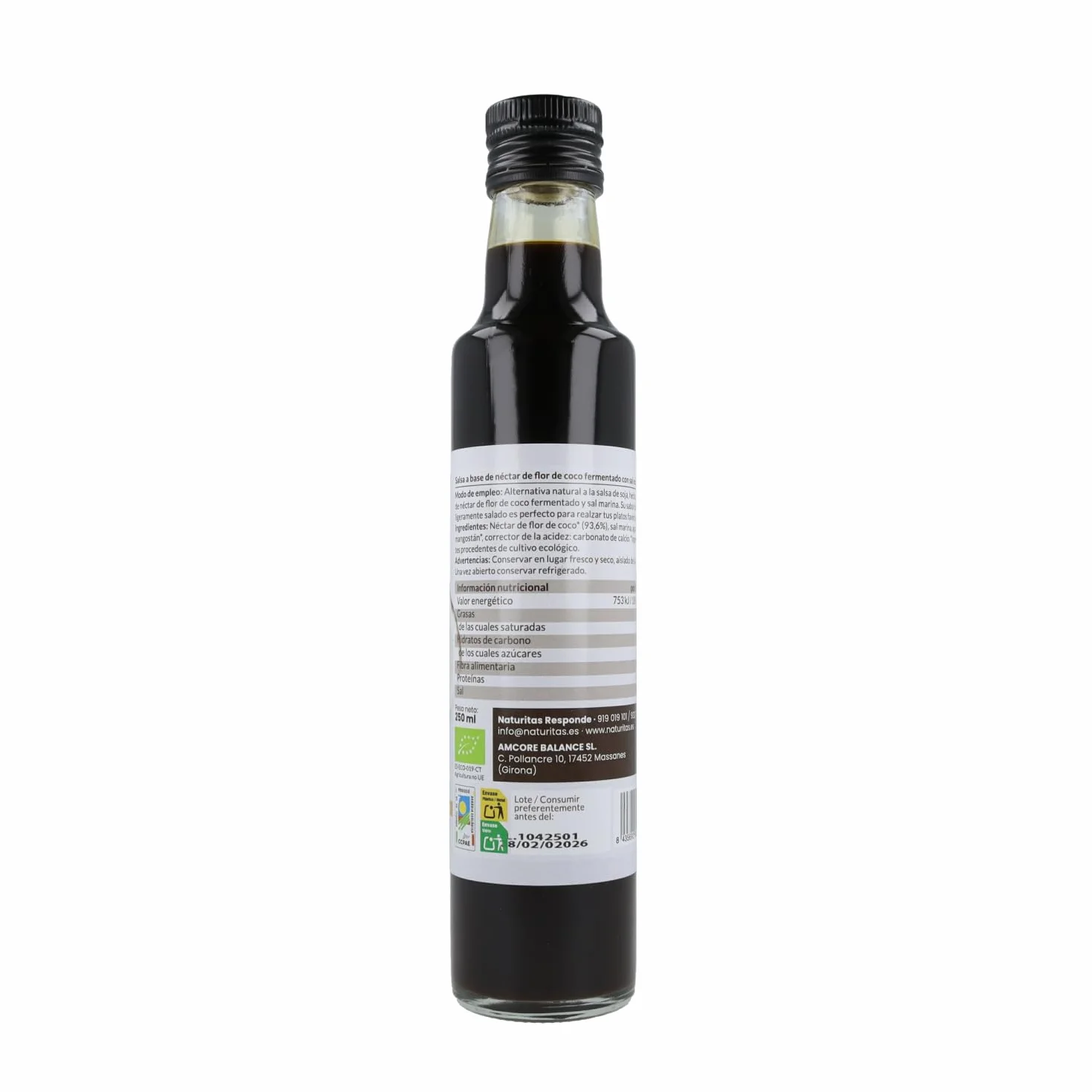 Salsa de coco aminos Bio 250 ml