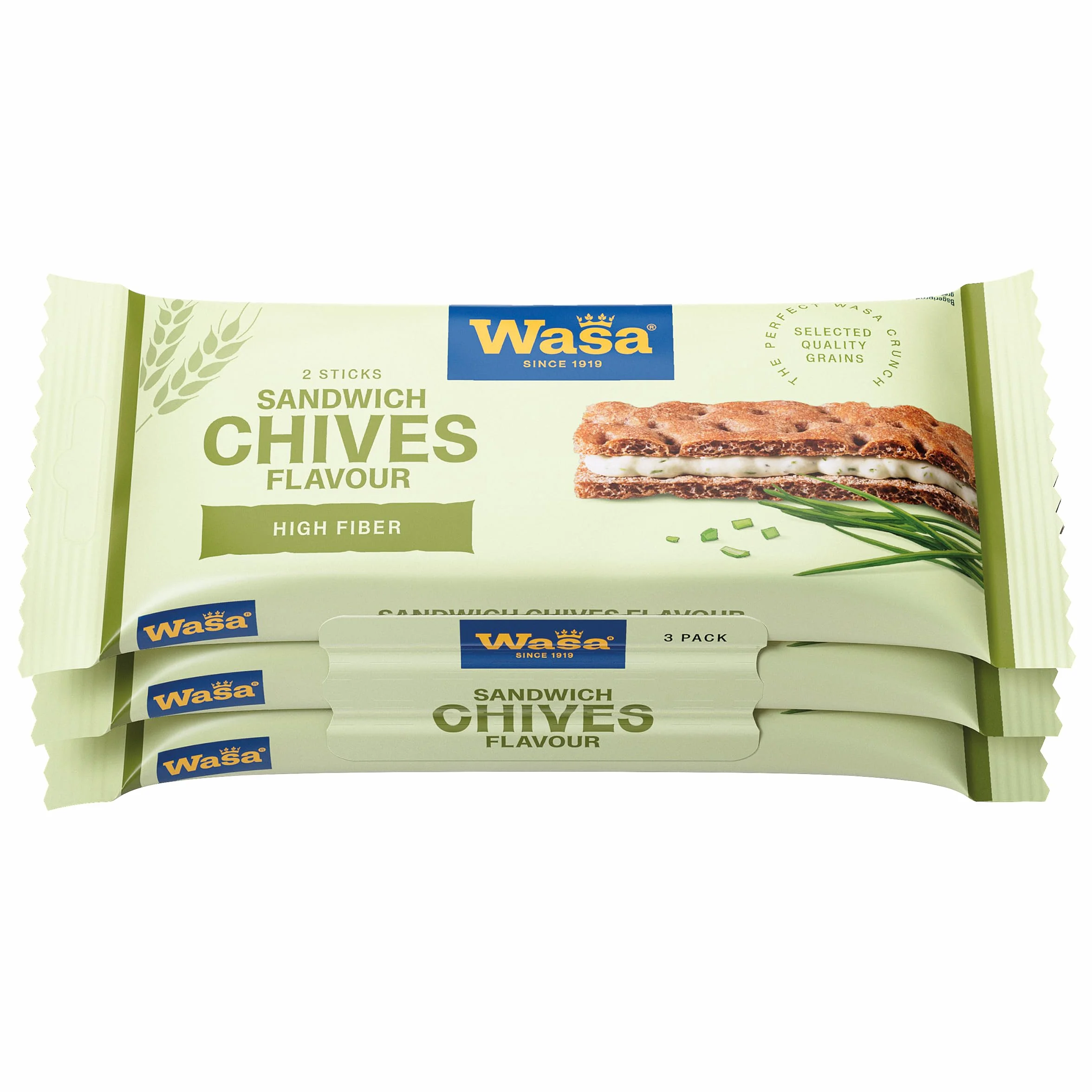 Wasa Sandwich Ser i szczypiorek Multipack, 8 szt. (8 x 111 g)