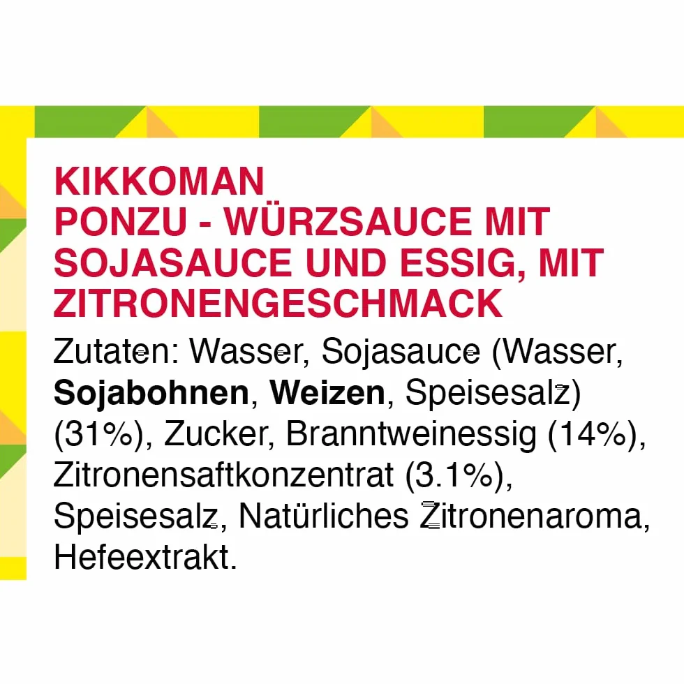 Kikkoman Sos sojowy Ponzu z cytrusami 250 ml szklana butelka