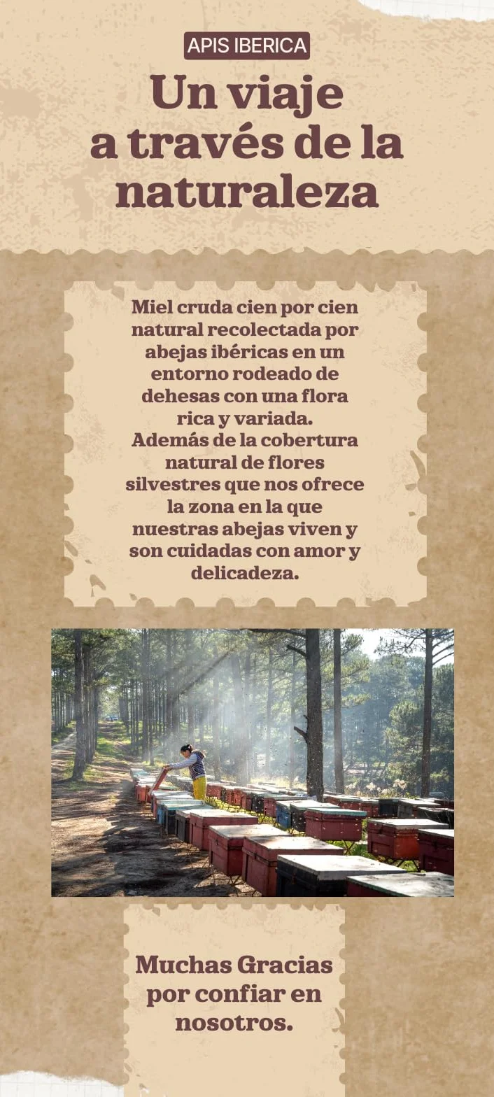 Miód pszczeli naturalny organiczny surowy niepasteryzowany 1 kg Hiszpania dzikie kwiaty