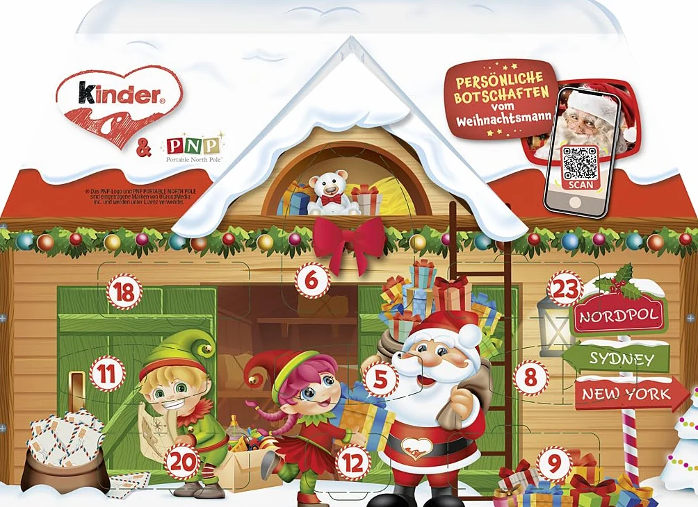 Kalendarz Kinder 3D 234g