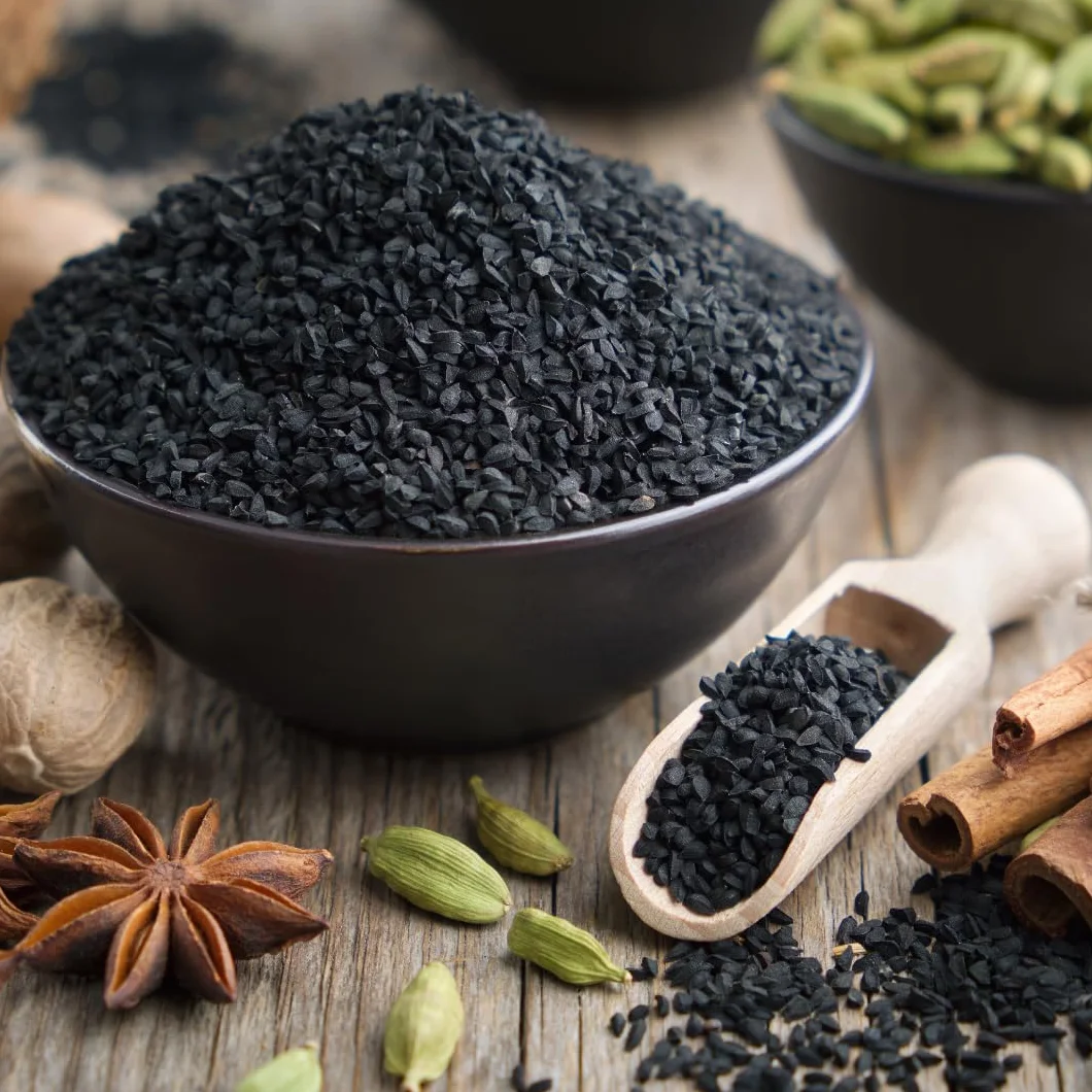 Cały czarny kminek (500 g), nasiona czarnuszki, 100% naturalne, bez dodatków, wegańskie