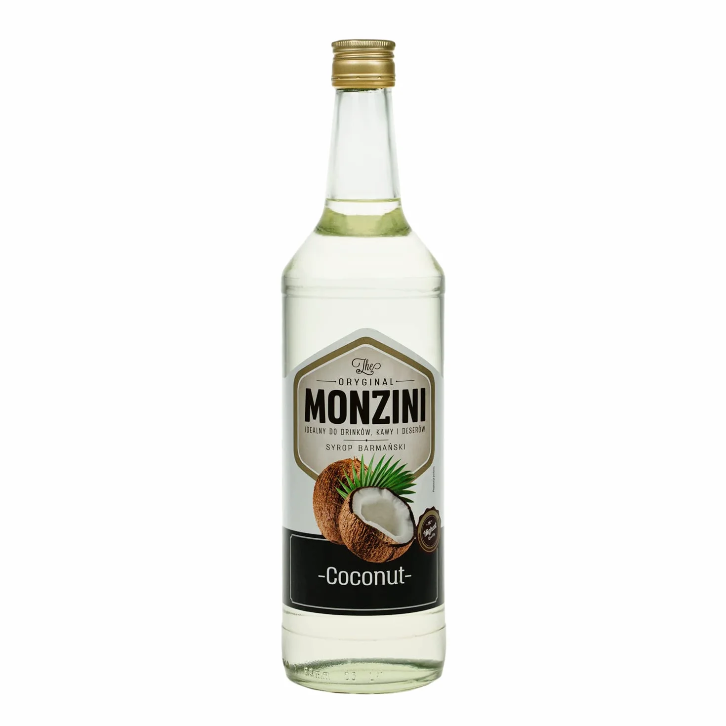 Monzini Syrop barmański kokosowy 1L z pompką