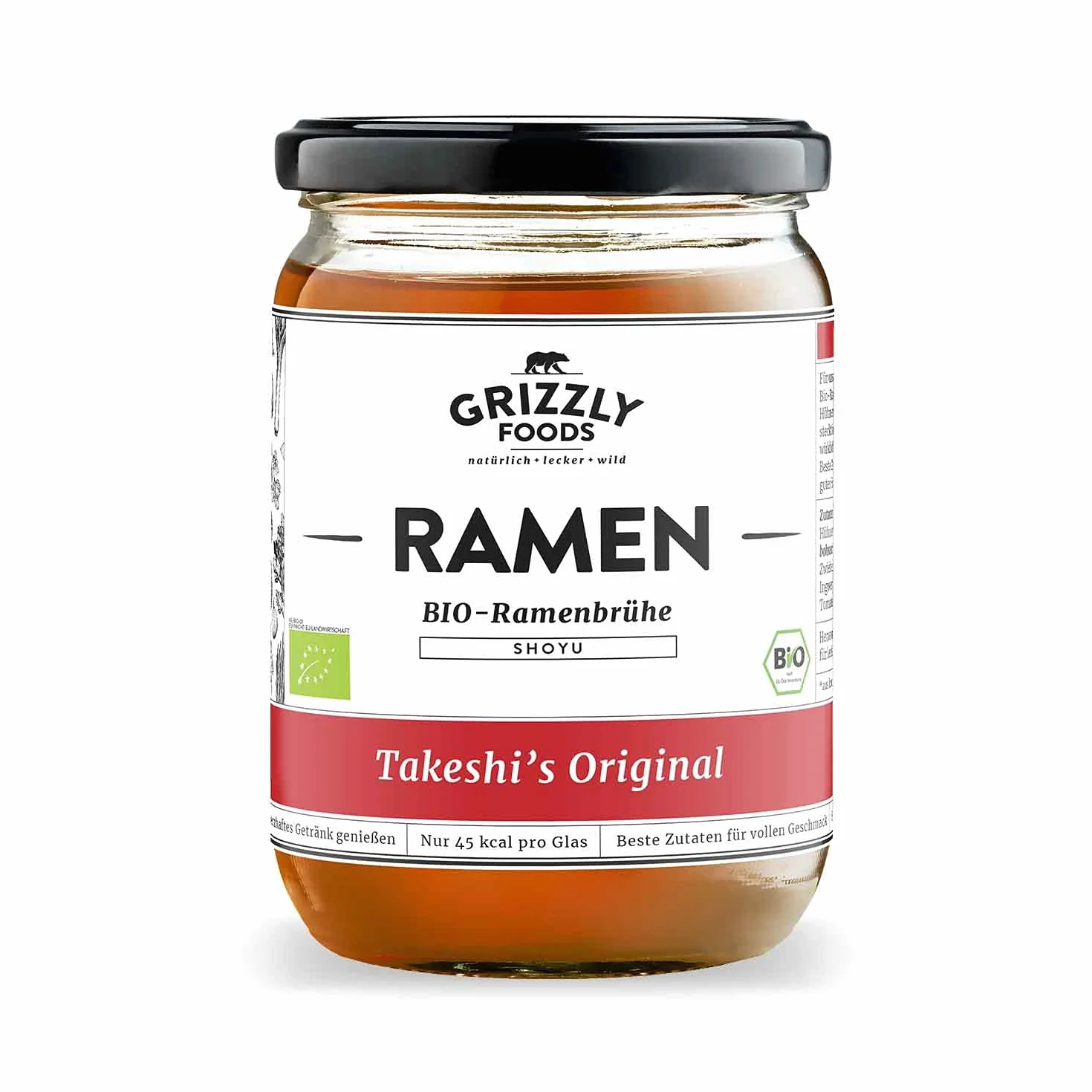 Takeshi's Original Biologiczny bulion ramenowy Shoyu 6 x 500 ml