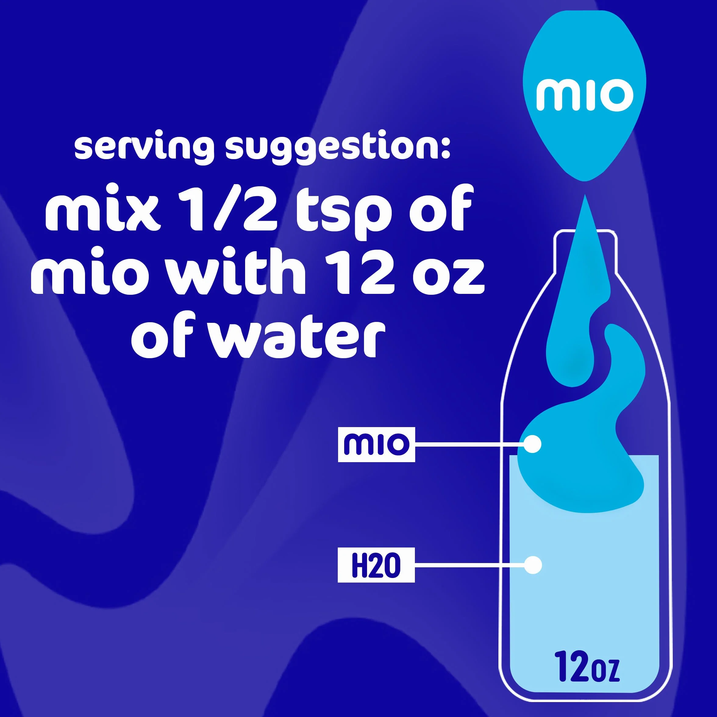 MiO Vitamins Orange Tangerine Liquid Water Enhancer Drink Mix 1.62 fl oz Bottle As seen on TikTok